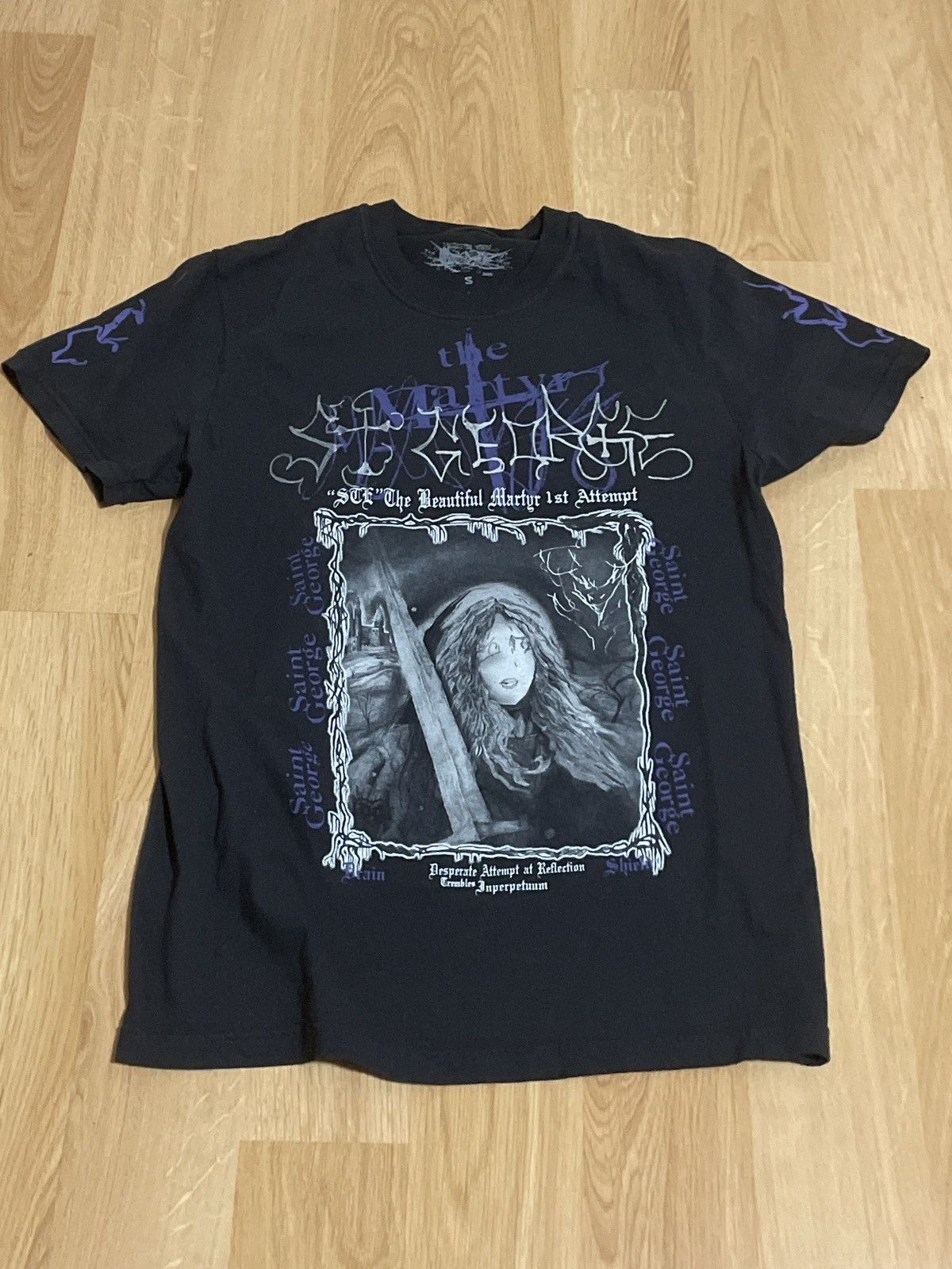 Drain Gang drain gang martyr tour tee black st george Size US S / EU 44-46 / 1 - 1 Thumbnail