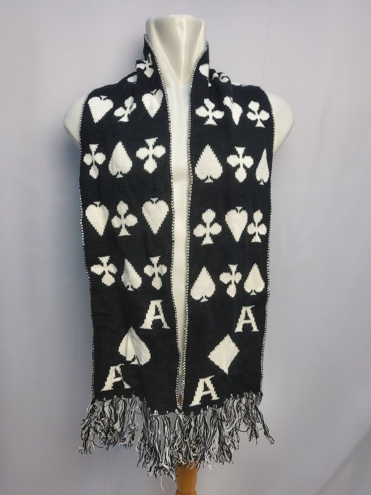 If Six Was Nine × Japanese Brand ACE OF SPADE Scarf Muffler neckwear Size ONE SIZE - 4 Thumbnail