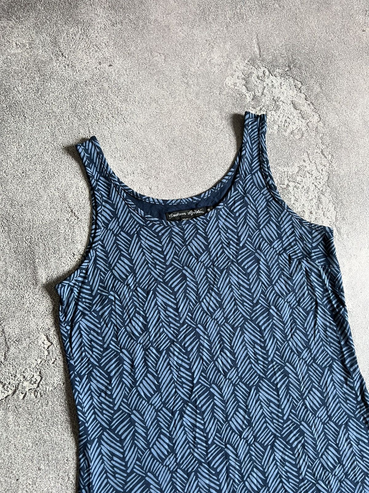 Gudrun Sjoden Gudrun Sjoden Pattern Tank Dress Micromodal Material Sjöden Size S / US 4 / IT 40 - 4 Thumbnail