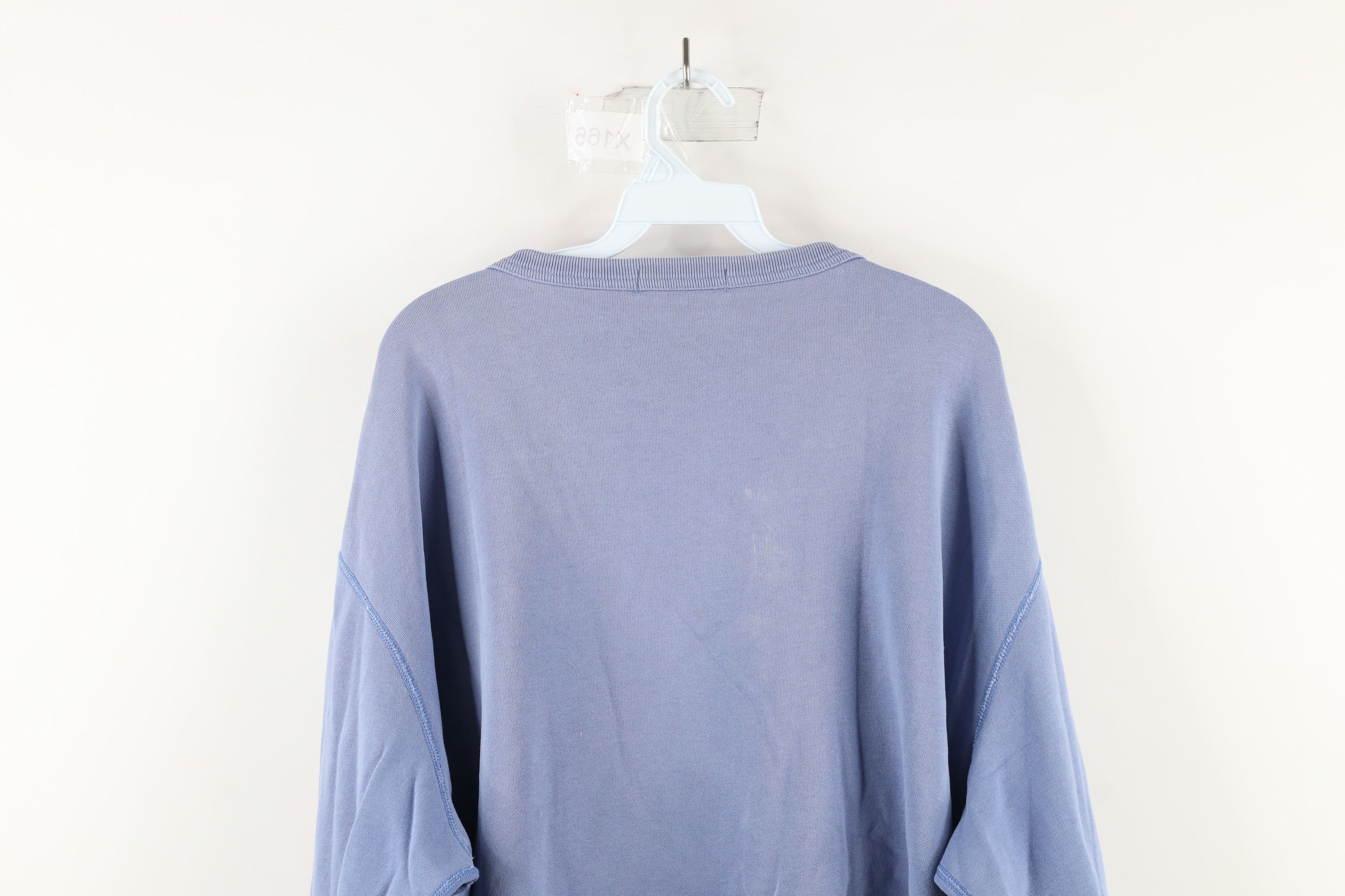 Polo Ralph Lauren Vintage 90s Ralph Lauren Crewneck Sweatshirt Light Blue Size US XXL / EU 58 / 5 - 14 Thumbnail