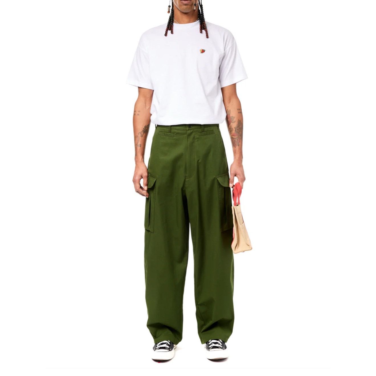 Sky High Farm Workwear Sky High Farm - CARGO PANTS / Green / L / NWT Size US 36 / EU 52 - 1 Thumbnail