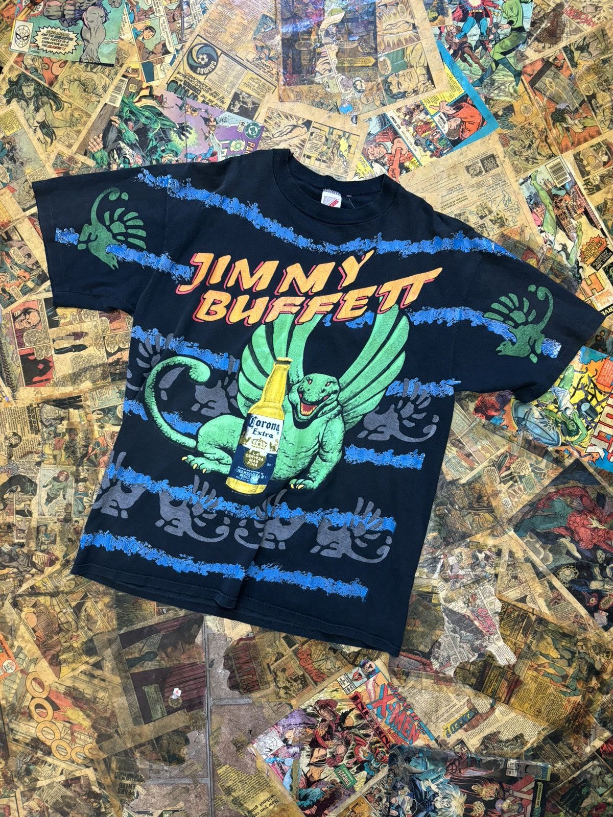 Vintage 1992 vintage jimmy Buffett tour tee Size US XL / EU 56 / 4 - 1 Thumbnail