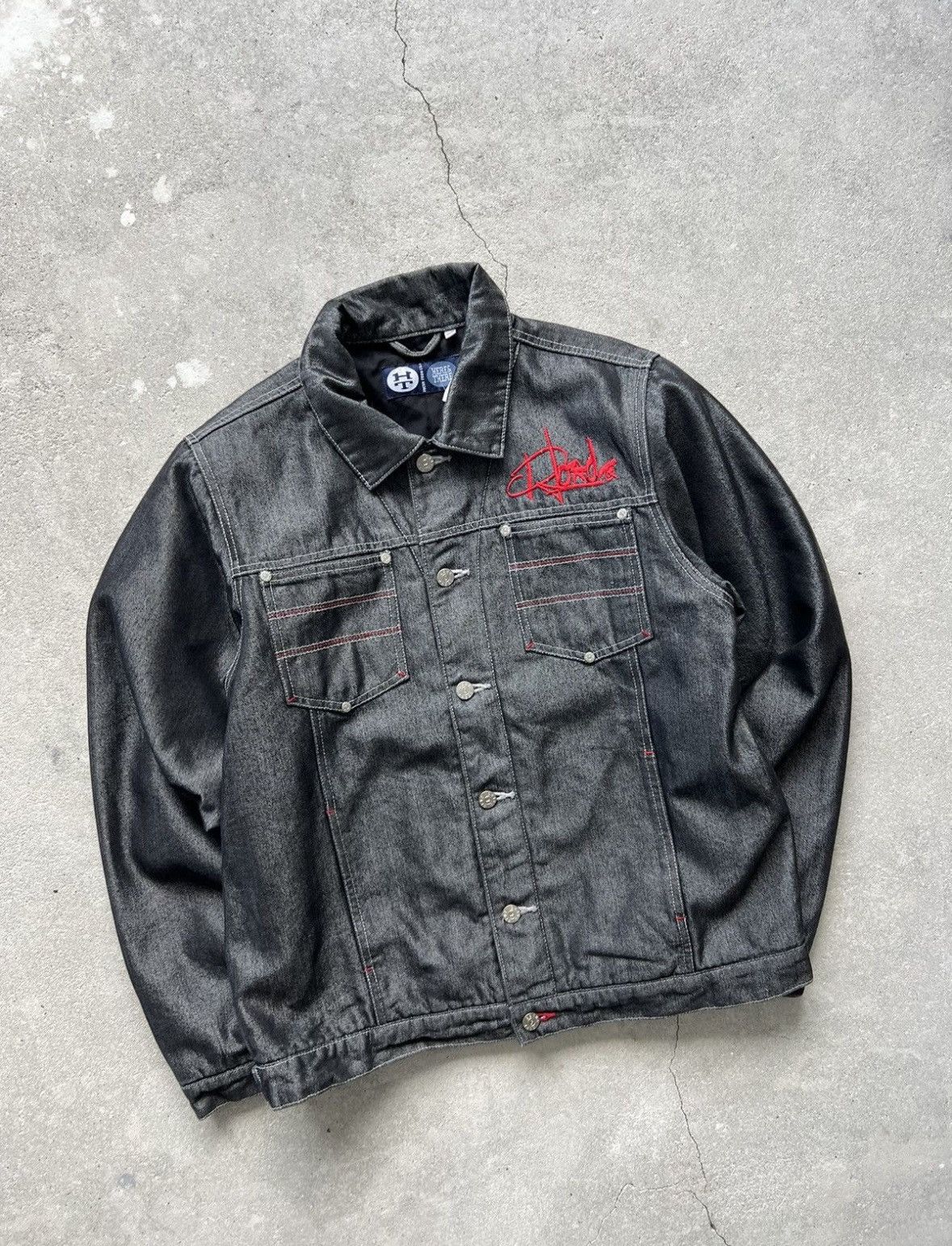 Vintage Vintage Rap Denim Jacket Size US M / EU 48-50 / 2 - 5 Thumbnail