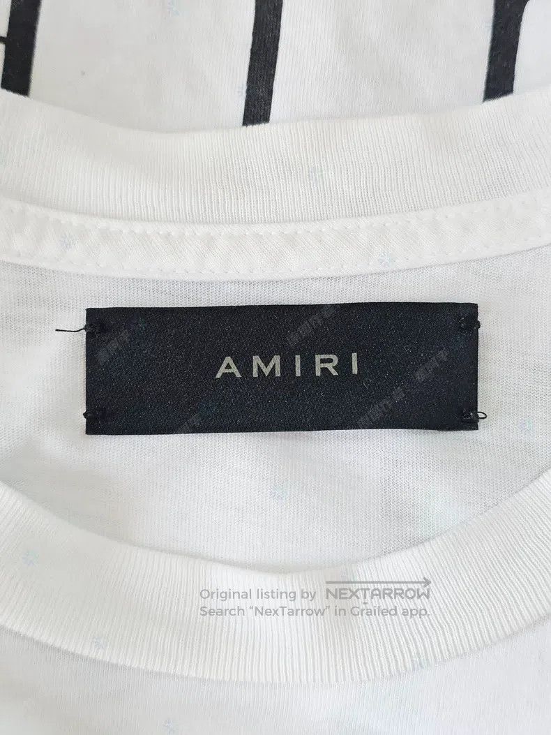 Amiri Amiri Men's short sleeve T-shirt, white Size US L / EU 52-54 / 3 - 6 Thumbnail