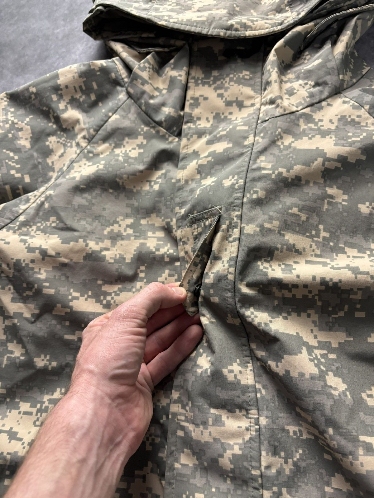 Vintage Military Shell Digital Camo Rain Hooded Virgil Vintage Rain Size US M / EU 48-50 / 2 - 17 Thumbnail