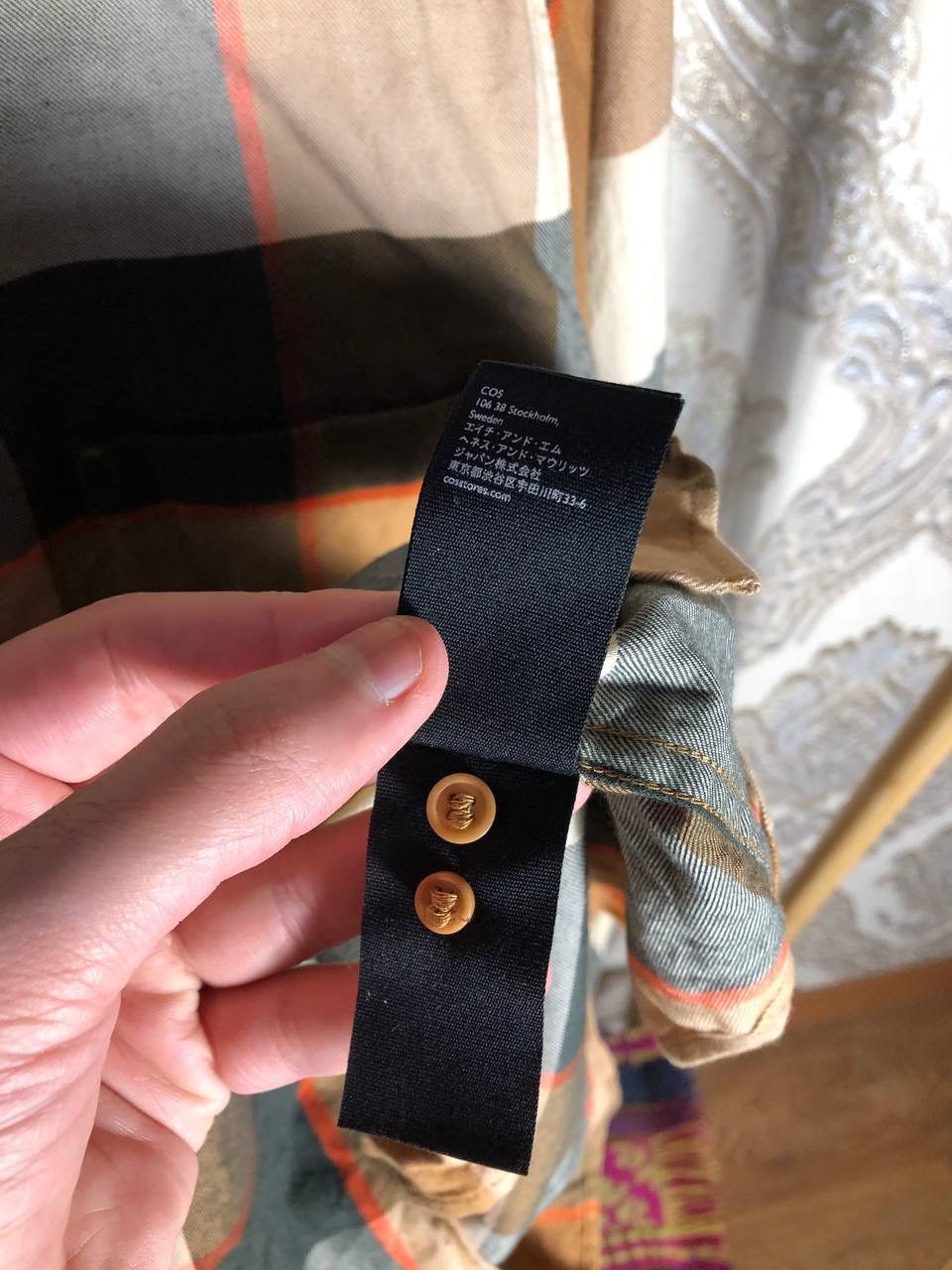 Cos VINTAGE COS FLANNEL CLASSIC SHIRT ITALIAN DESIGNER DELUX Y2K Size US S / EU 44-46 / 1 - 6 Thumbnail