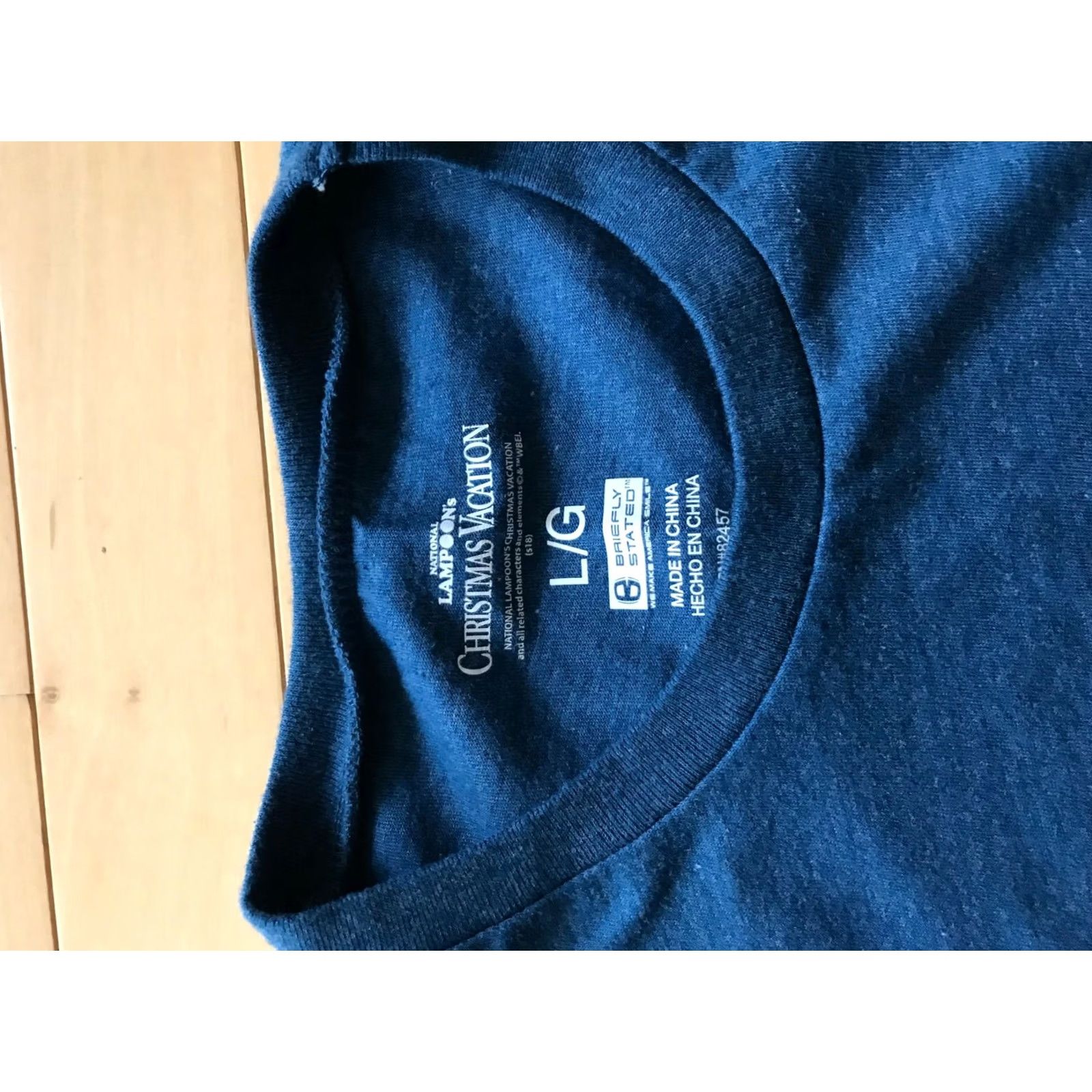 Next Level Merry Christmas Vacation Griswold Mens T Shirt Blue L Ready to Stumble Christmas Graphic Tee Nike Shirt Size US L / EU 52-54 / 3 - 4 Thumbnail