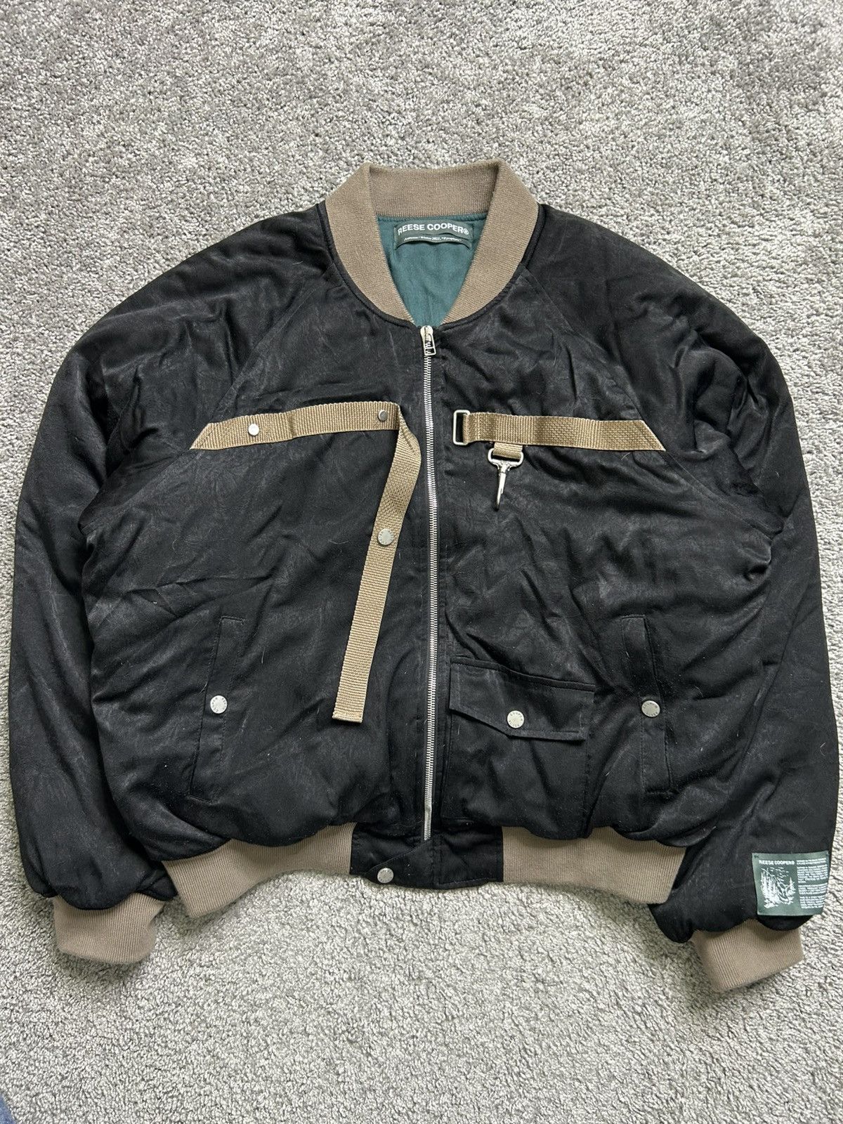 Reese Cooper Reese Cooper RCI Padded Satin Bomber Jacket Made in USA Size US L / EU 52-54 / 3 - 1 Thumbnail