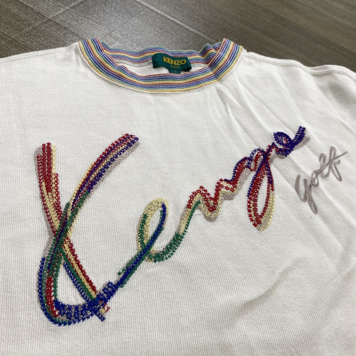 Kenzo Vintage Kenzo Golf Big Logo Sweatshirt Luxury Size US M / EU 48-50 / 2 - 3 Thumbnail