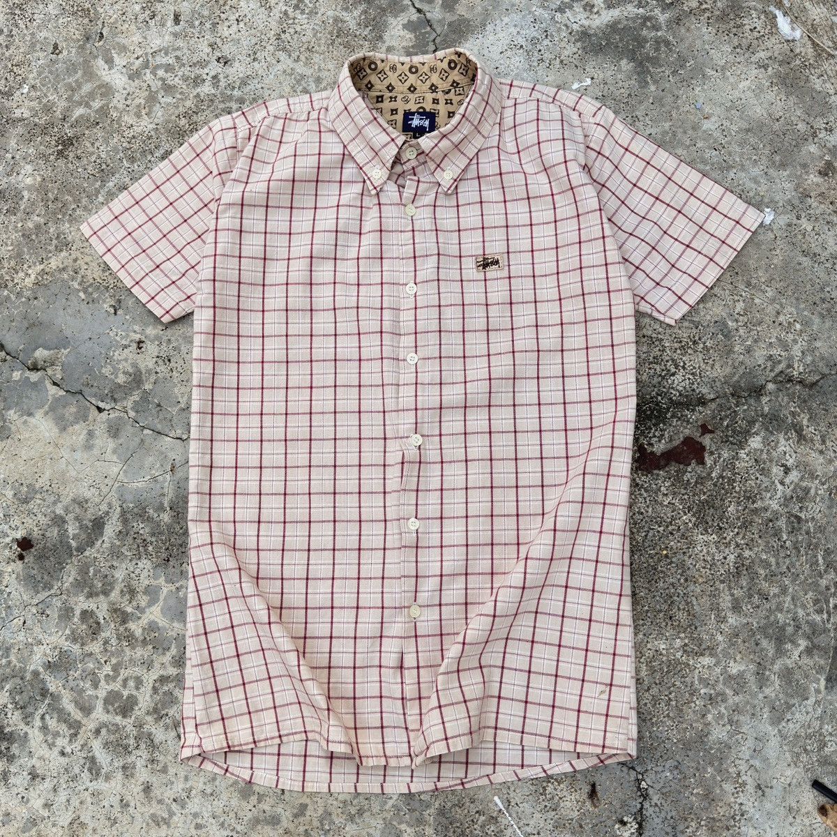 Stussy Vintage Stussy LV Louis Vuitton Monogram Button Ups Shirt Size US S / EU 44-46 / 1 - 1 Thumbnail