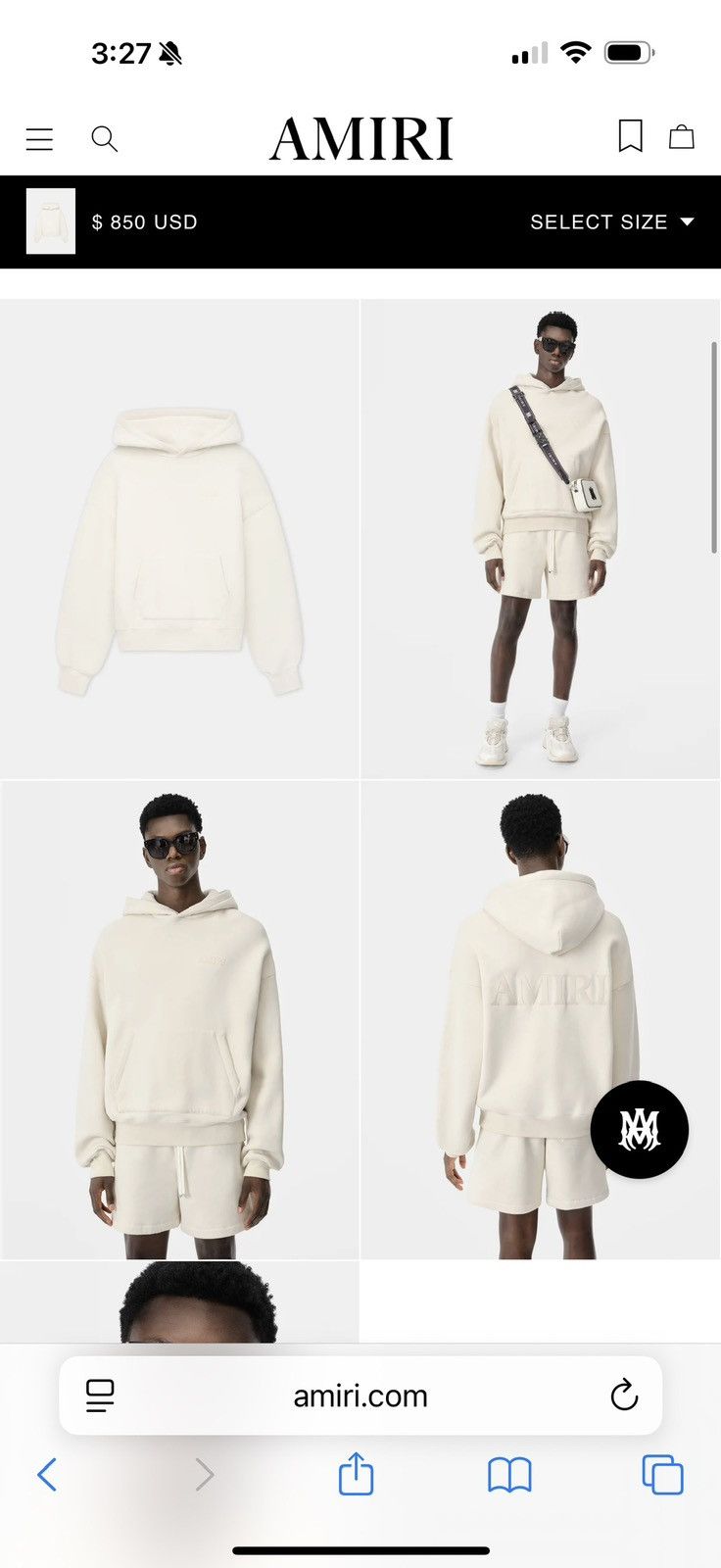 Amiri Birch Oversized Hoodie Size US XXL / EU 58 / 5 - 3 Thumbnail