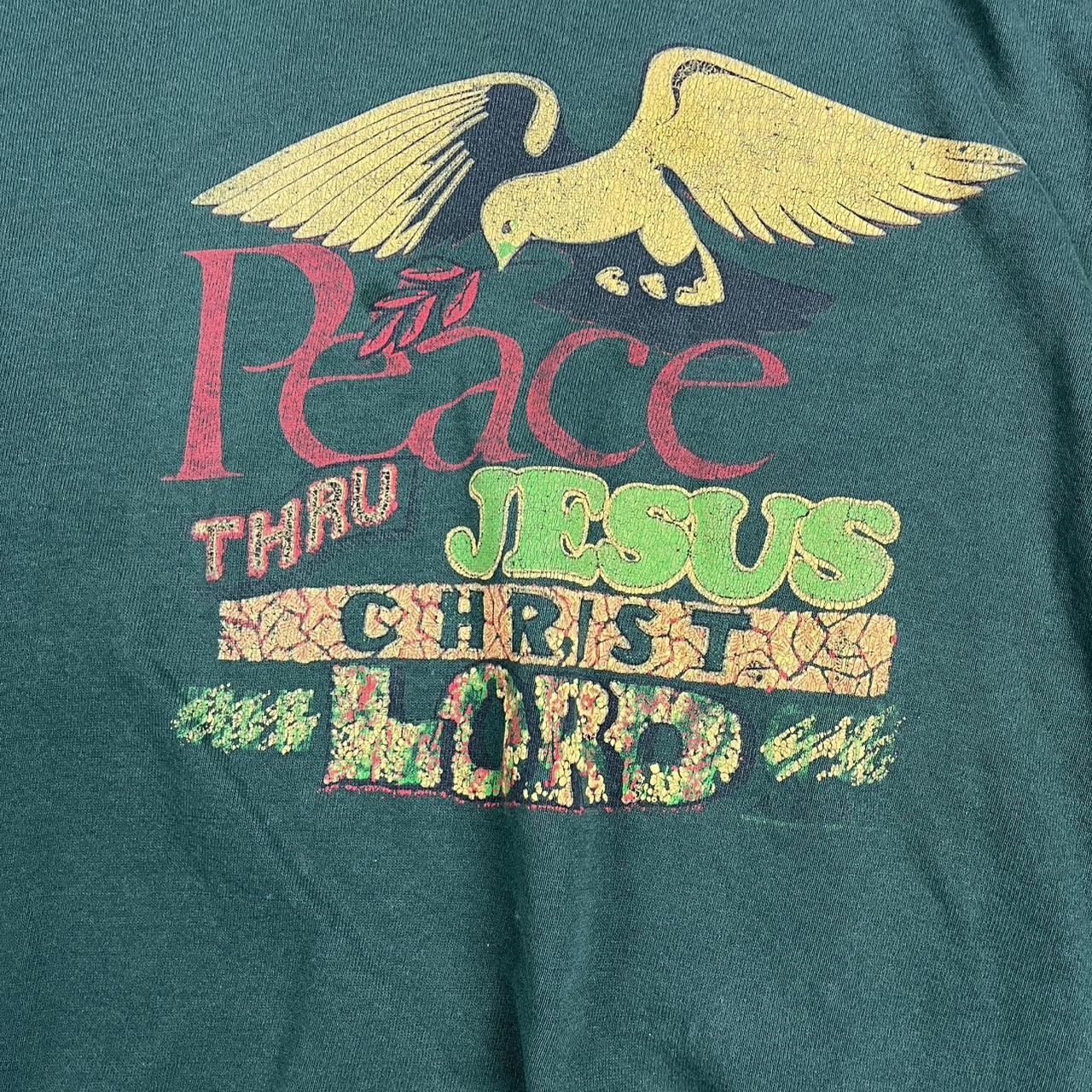 Jerzees Vintage religious crewneck Size US XL / EU 56 / 4 - 2 Thumbnail