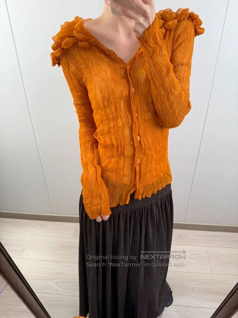 Issey Miyake Issey Miyake Willow Print Cardigan Size S / US 4 / IT 40 - 7 Thumbnail