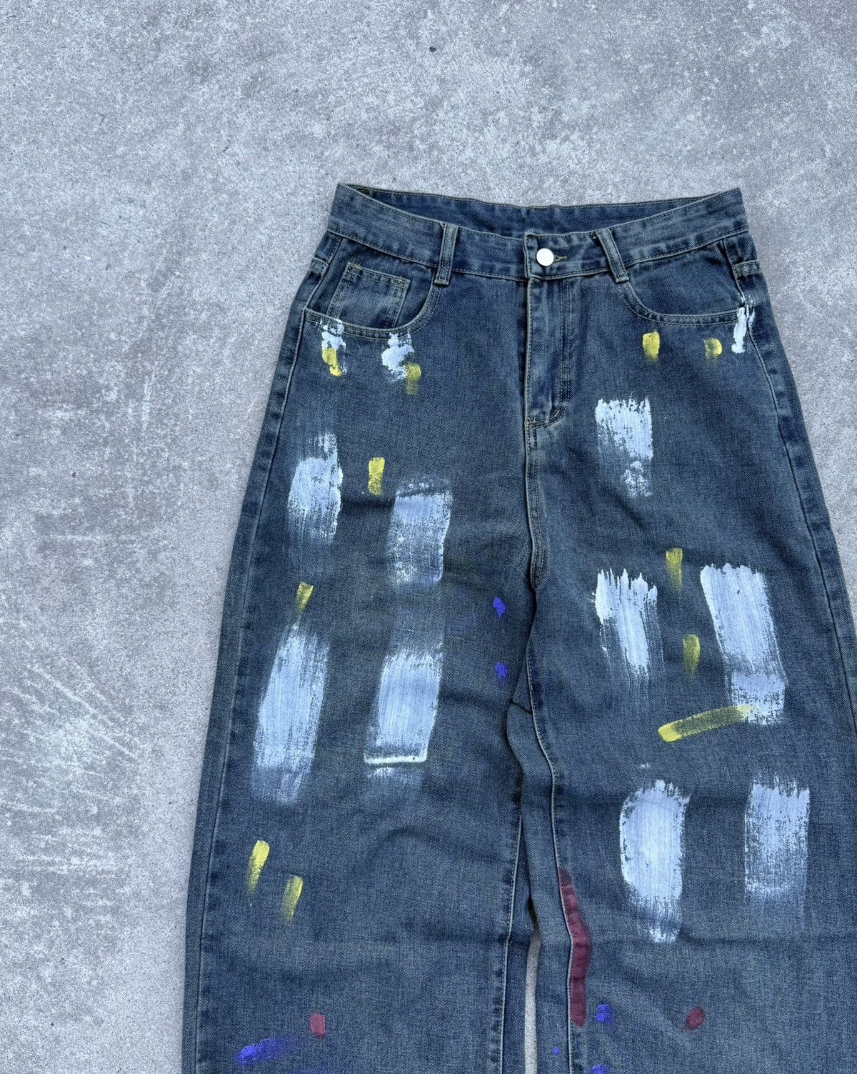Other Vintage Y2K streetwear track oversized wide jeans Size US 32 / EU 48 - 5 Thumbnail