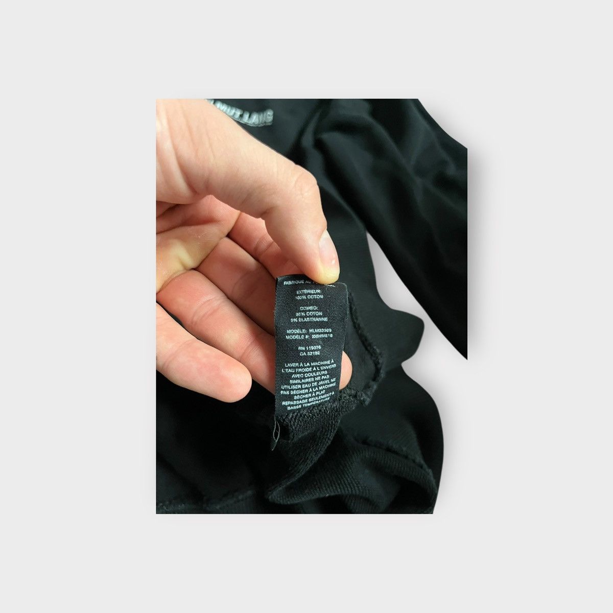 Helmut Lang Helmut Lang Black Hoodie Size US L / EU 52-54 / 3 - 7 Thumbnail
