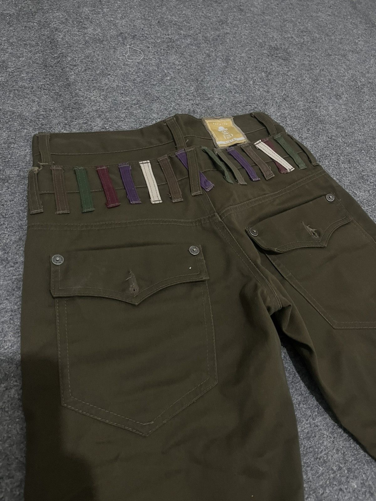 Le Grande Bleu (L.G.B.) Vintage Japanese Brand F2D Zippered Knickers Cargo Size US 30 / EU 46 - 3 Thumbnail
