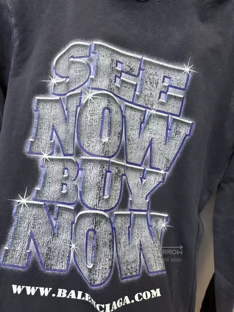 Balenciaga Balenciaga Hooded sweatshirt Size US XS / EU 42 / 0 - 3 Thumbnail