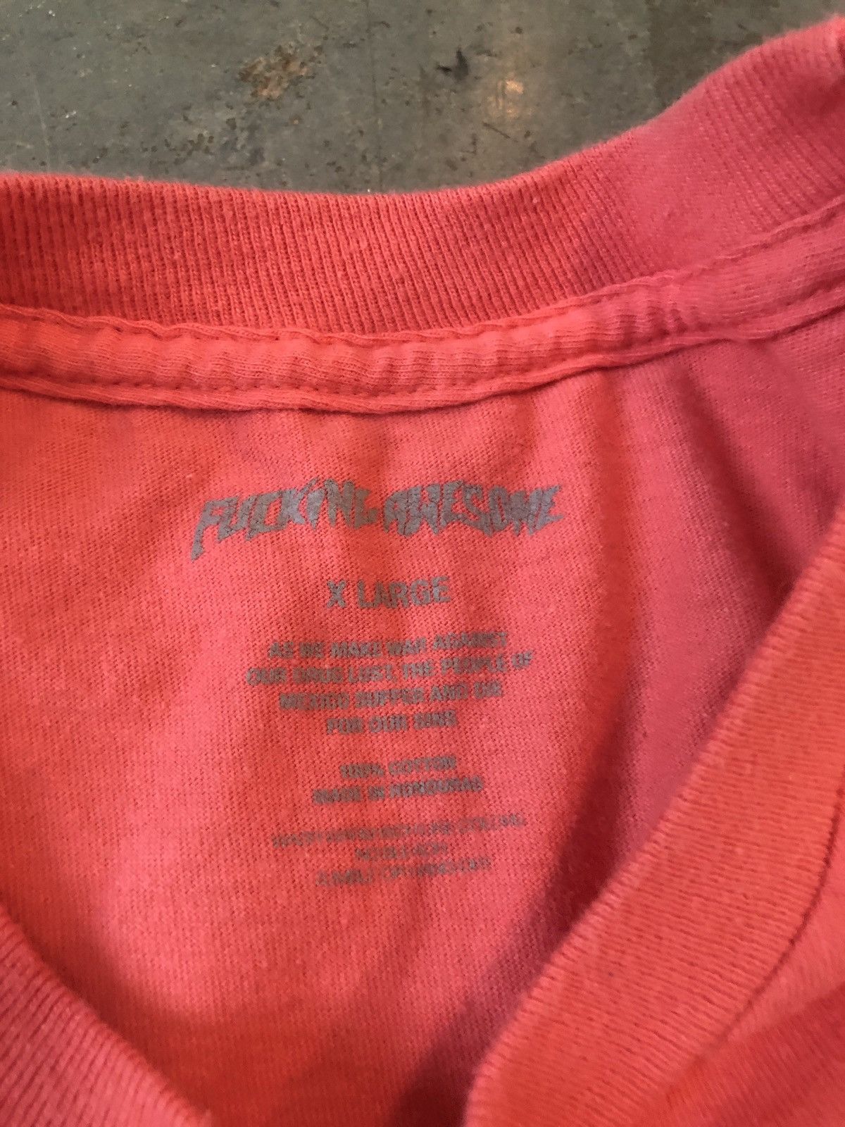Fucking Awesome Fucking Awesome Coral Tee Size US XL / EU 56 / 4 - 2 Thumbnail