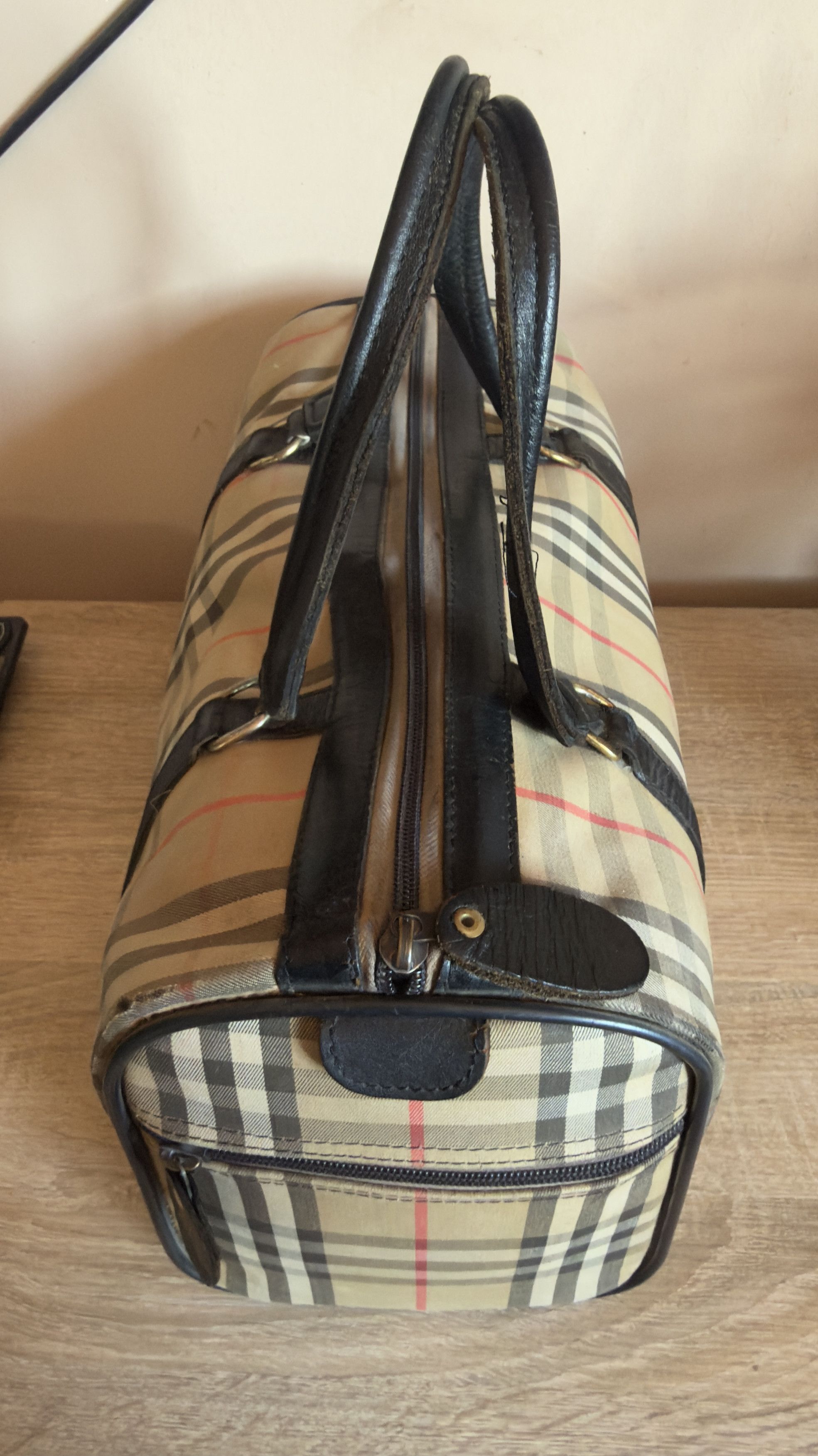 Burberry Vintage 70s Burberry novacheck duffle travel bag Size ONE SIZE - 2 Thumbnail