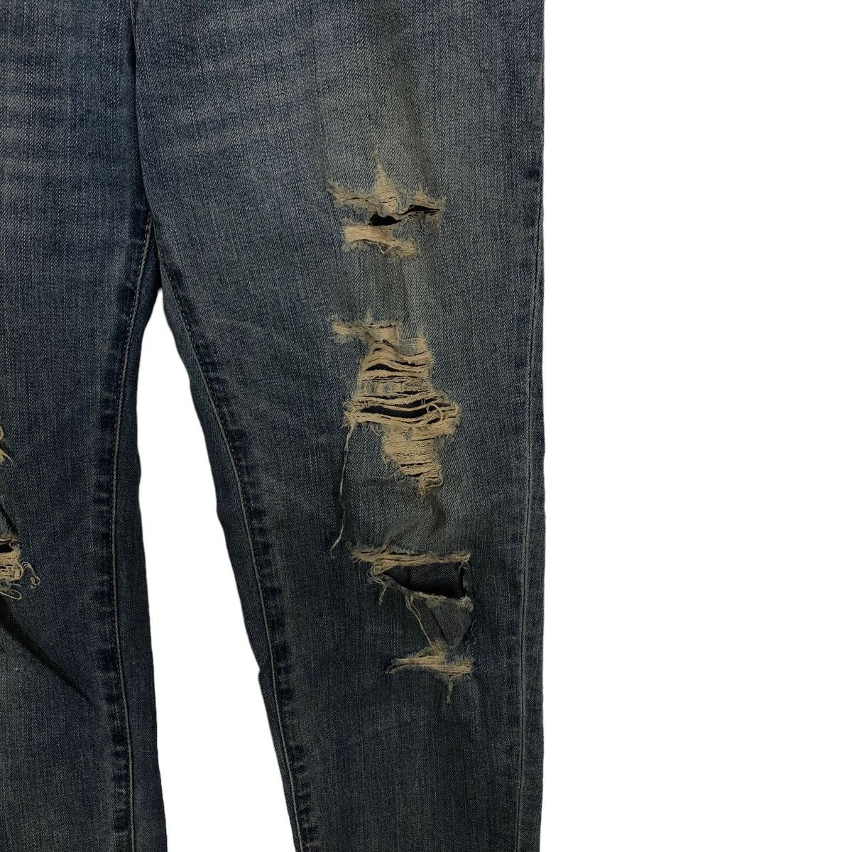Japanese Brand 🔥SKINNY CUT DISTRESSED DENIM JEANS NICO AND JEANS JAPAN Size US 30 / EU 46 - 9 Thumbnail