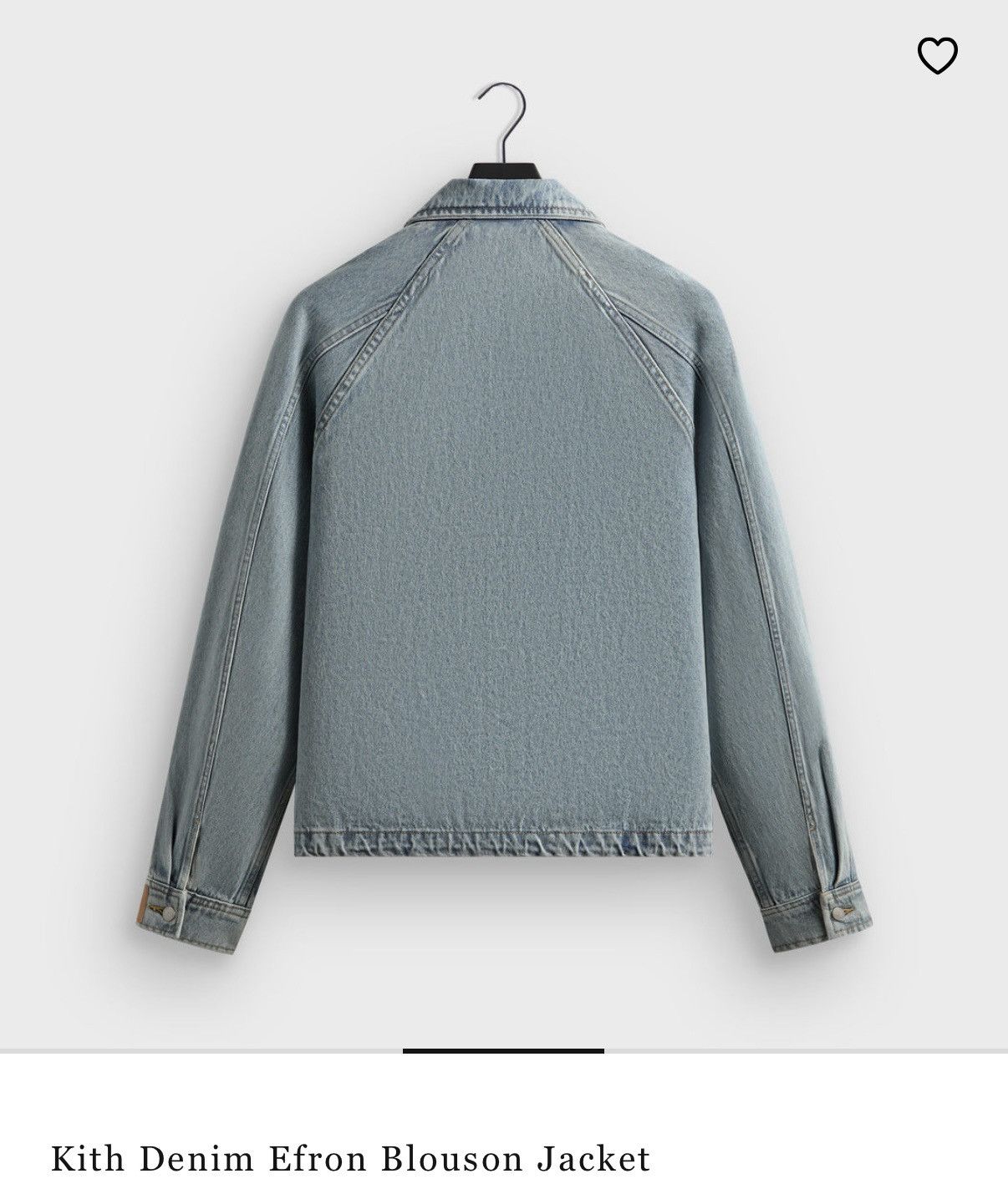 Kith Kith Denim Efron Blouson Jacket Size US M / EU 48-50 / 2 - 3 Thumbnail