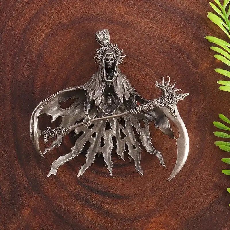 Jewelry Devil Skull Pendant Necklace Size ONE SIZE - 3 Thumbnail