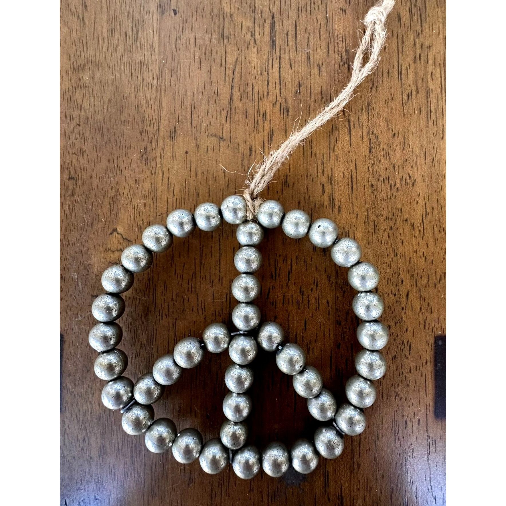 Other Vintage Pottery Barn Peace Ornament Christmas Valentine Bead Size ONE SIZE - 9 Thumbnail