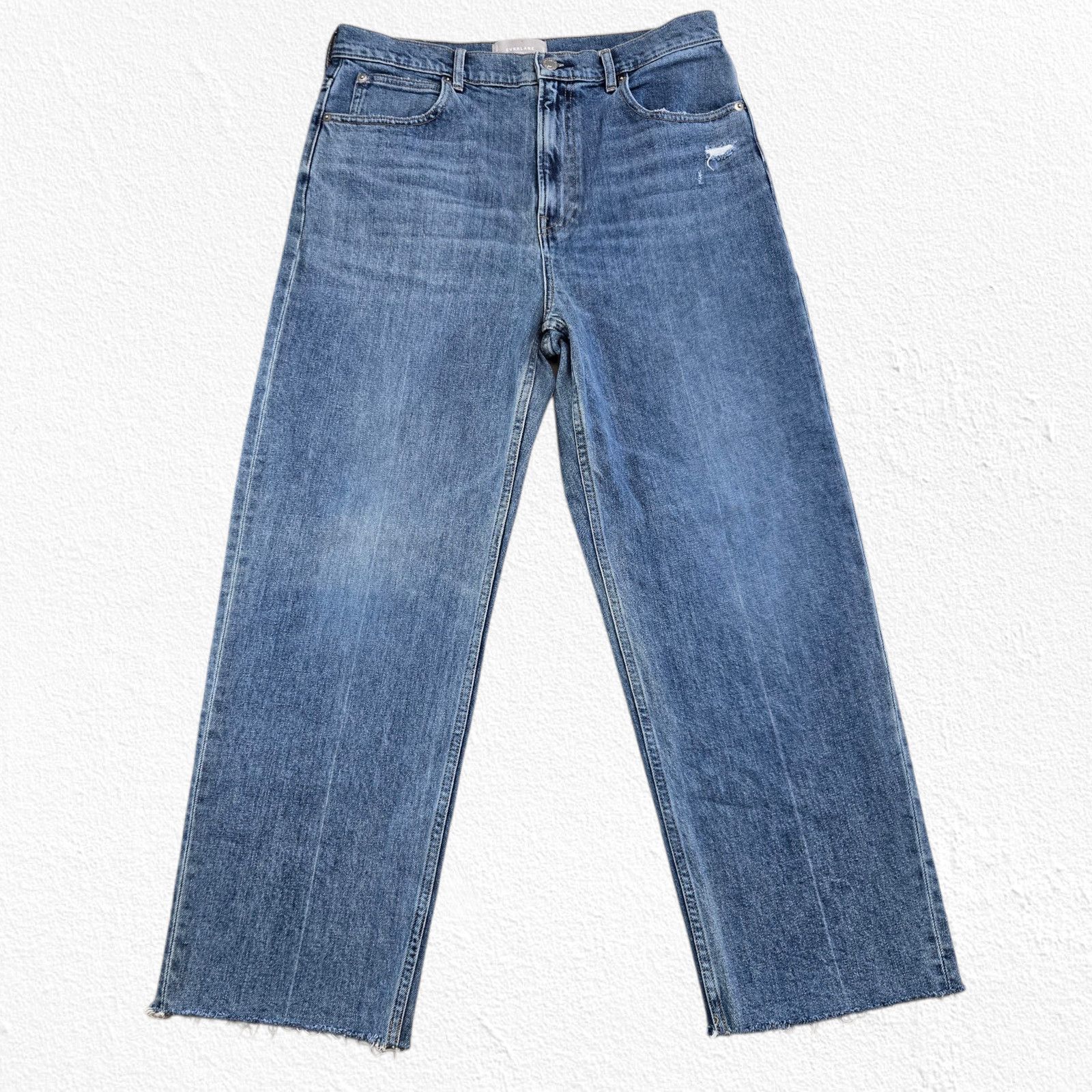 Everlane Everlane The Way High Straight Crop Jeans Size 31 Size 31" - 2 Thumbnail