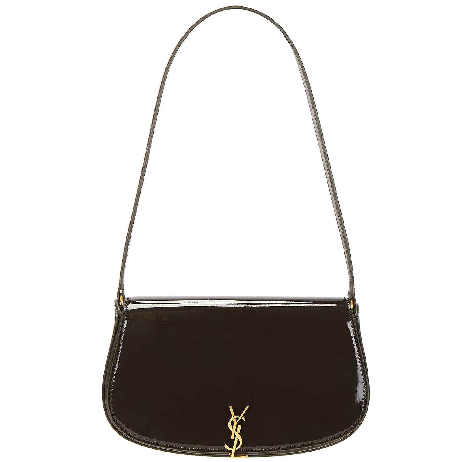 Yves Saint Laurent Saint Laurent Mini Voltaire Demi Lune YSL Shoulder Bag Green Size ONE SIZE - 1 Thumbnail