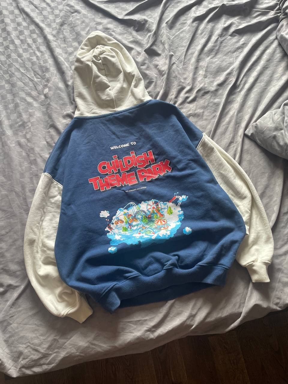 CHILDS Childish Hoodie Baggy Boxy TGF Park SkateGang Style Y2K Size US M / EU 48-50 / 2 - 10 Thumbnail