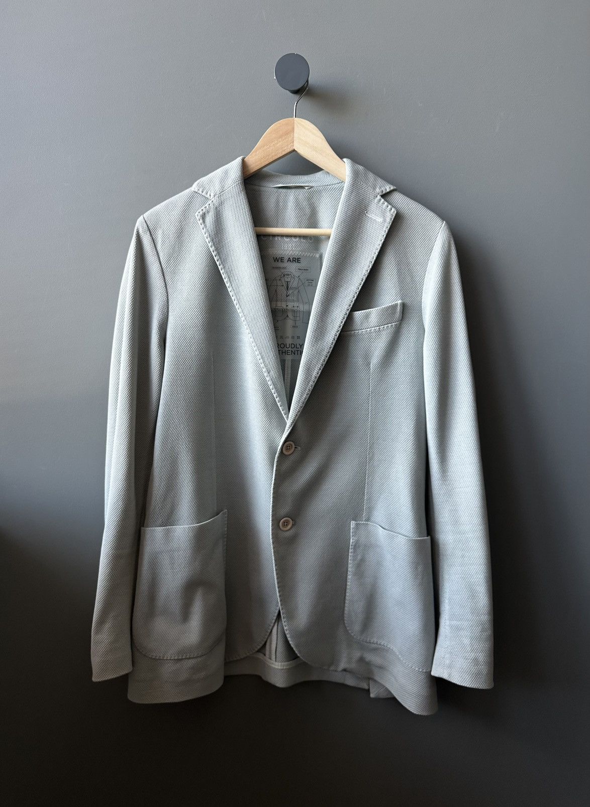 Circolo 1901 Circolo 1901 Single Breasted Blazer Baia Blue 48 IT Size 48R - 1 Thumbnail