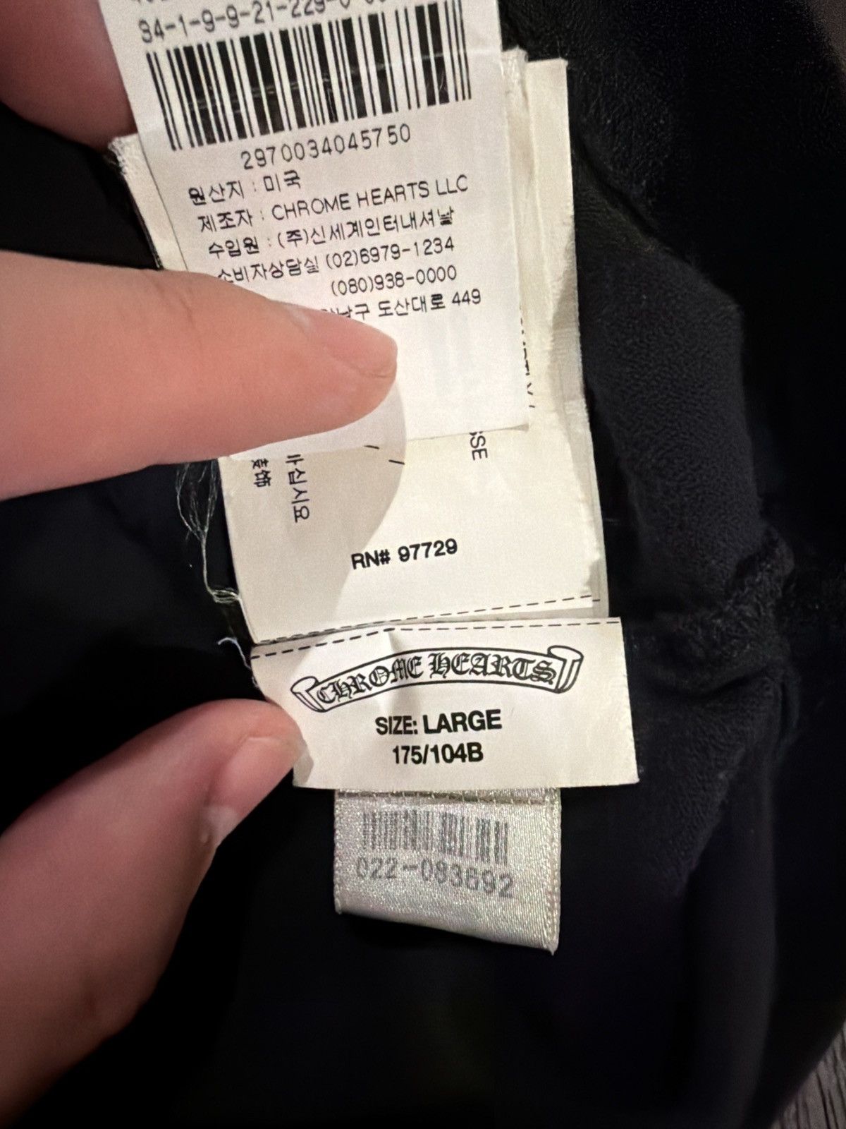 Chrome Hearts Chrome Hearts Korea Exclusive Size US L / EU 52-54 / 3 - 3 Thumbnail