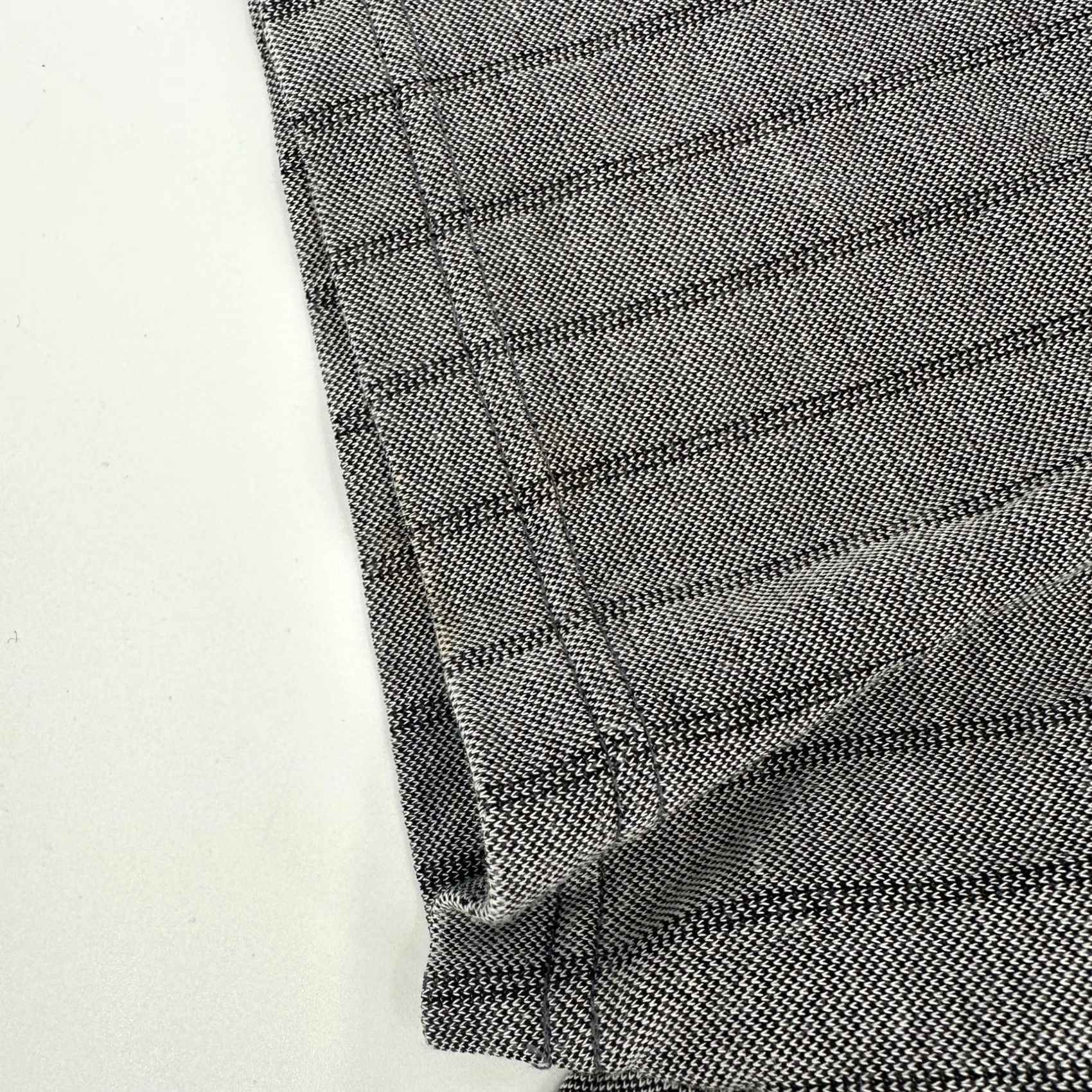 Nat Nast Nat Nast Mens Gray Striped Short Sleeve Polo Shirt XXL Rayon Polyester Polo Striped Shirt Mens 2XL Classic Breathable Size US XXL / EU 58 / 5 - 3 Thumbnail