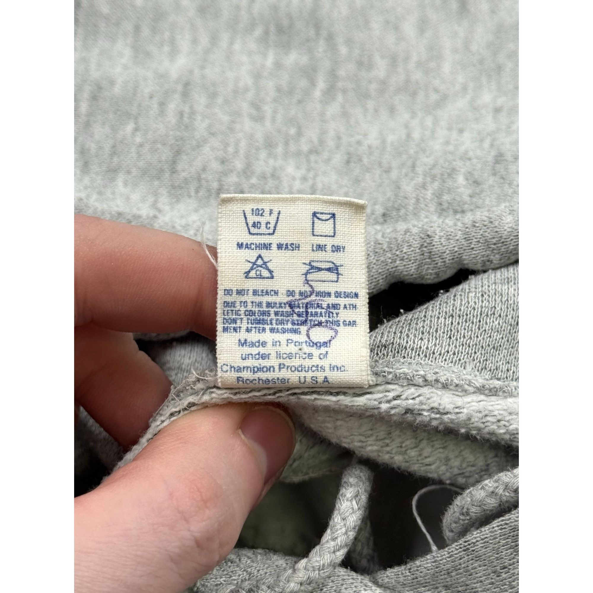 Champion Vintage Champion Gray Hoodie (Y1200) Size US XL / EU 56 / 4 - 7 Thumbnail