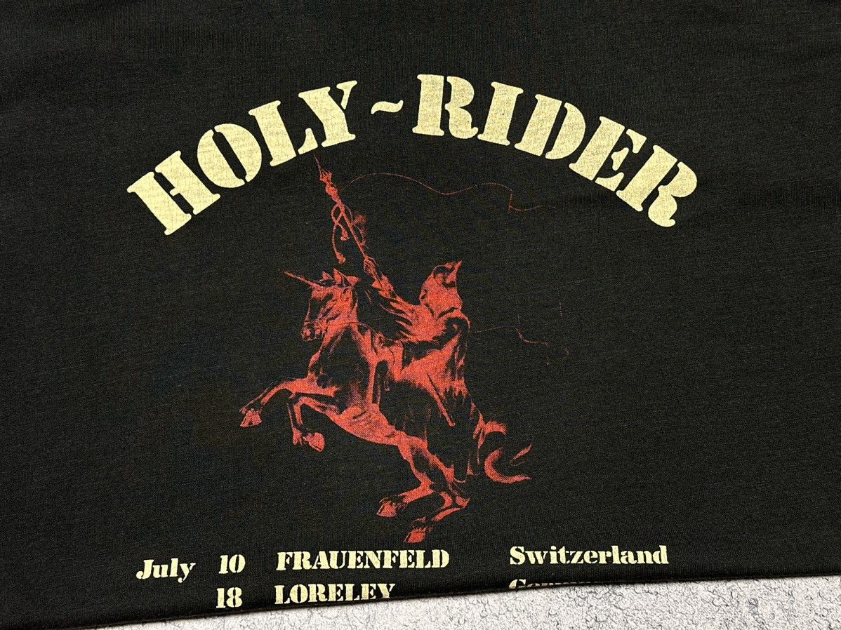 Band Tees Vintage 80s Magnum Holy Rider Tour Rock T-Shirt Size US M / EU 48-50 / 2 - 16 Thumbnail