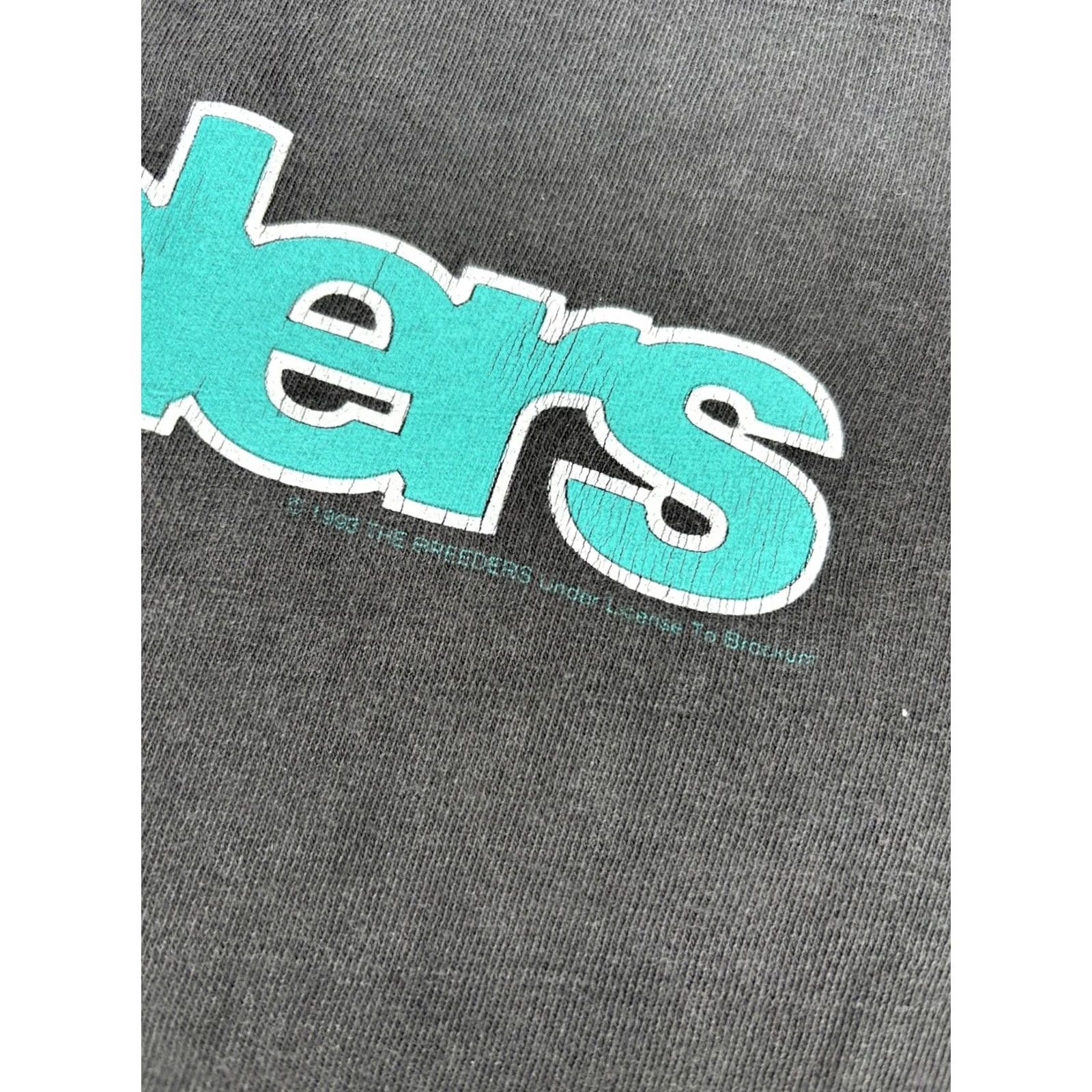 Vintage VINTAGE Brockum L T-Shirt The Breeders 90s Band Mens Short Sleeve Black 1993 Size US L / EU 52-54 / 3 - 6 Thumbnail