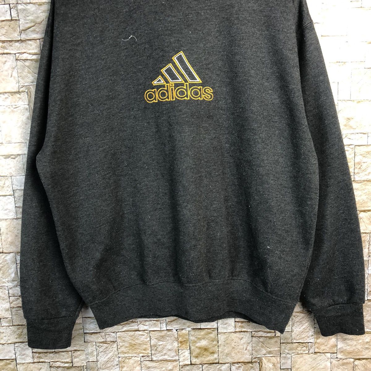 Adidas Adidas Grey Sweatshirt #A253 Size US L / EU 52-54 / 3 - 3 Thumbnail