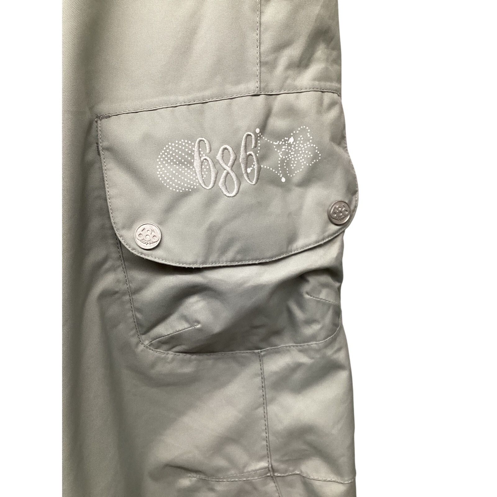 686 686 Womens Beige Snowboarding Ski Cargo Pants Medium Size 32" / US 10 / IT 46 - 7 Thumbnail