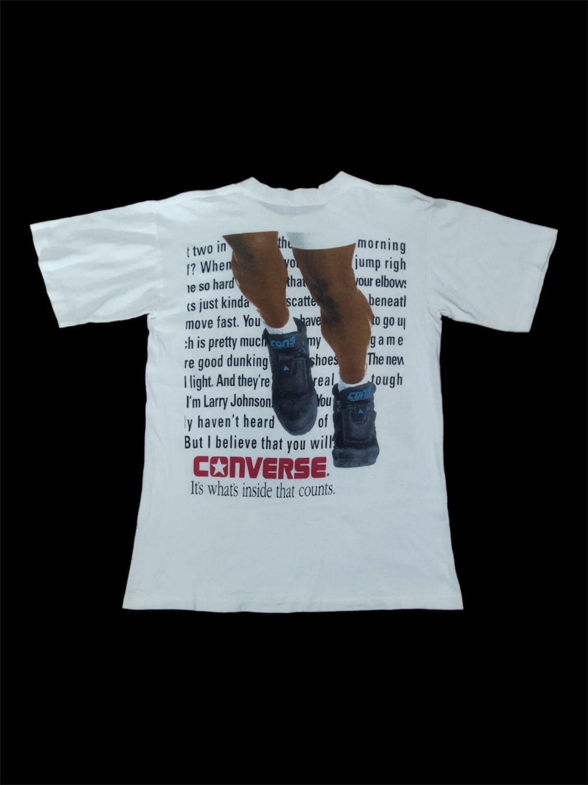 Converse × NBA × Vintage Vintage Larry Johnson Rookie Of The Year Tee Size US M / EU 48-50 / 2 - 3 Thumbnail