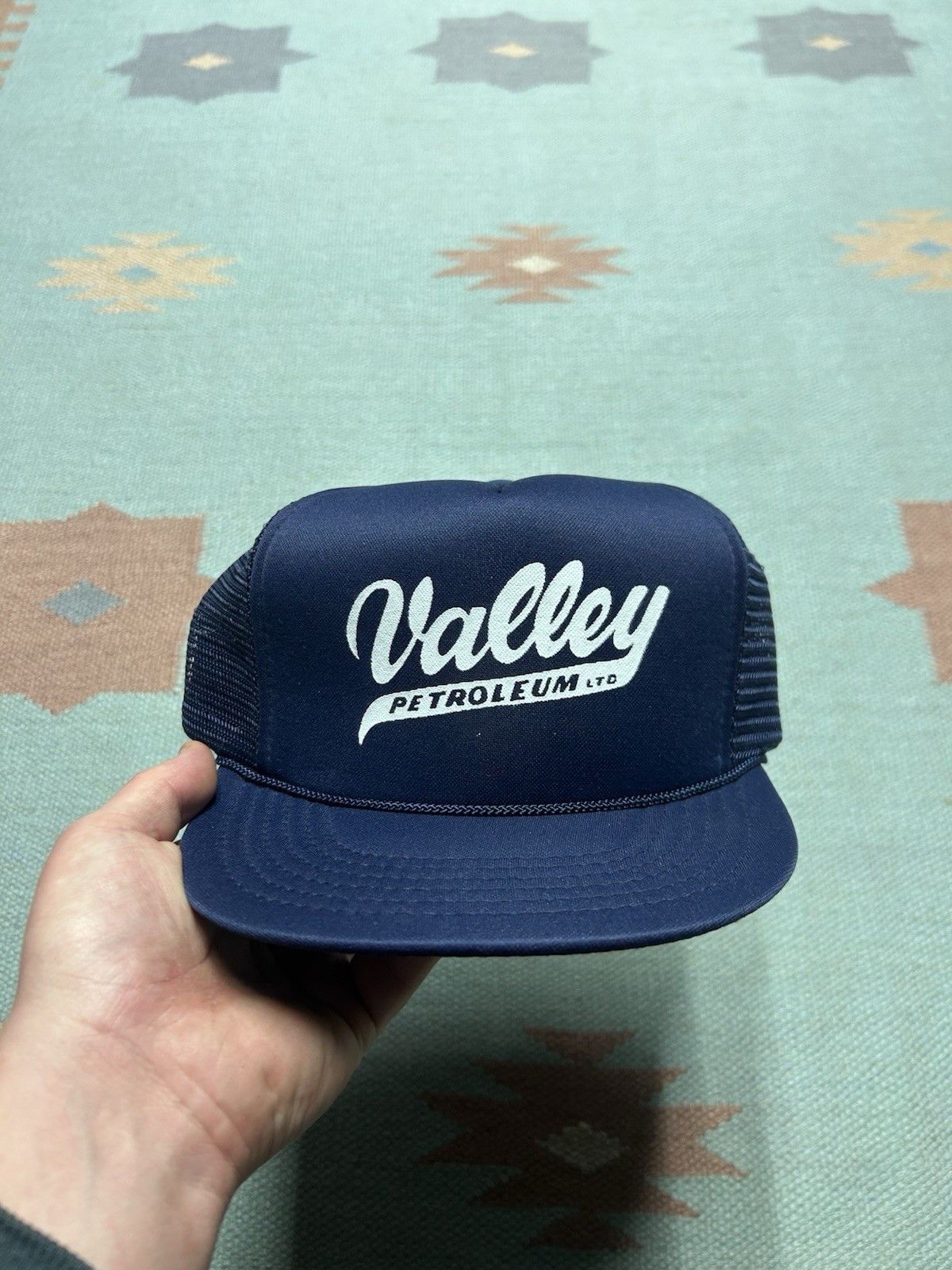 Vintage Vtg trucker hat valley petroleum Michigan spell out script Size ONE SIZE - 2 Thumbnail