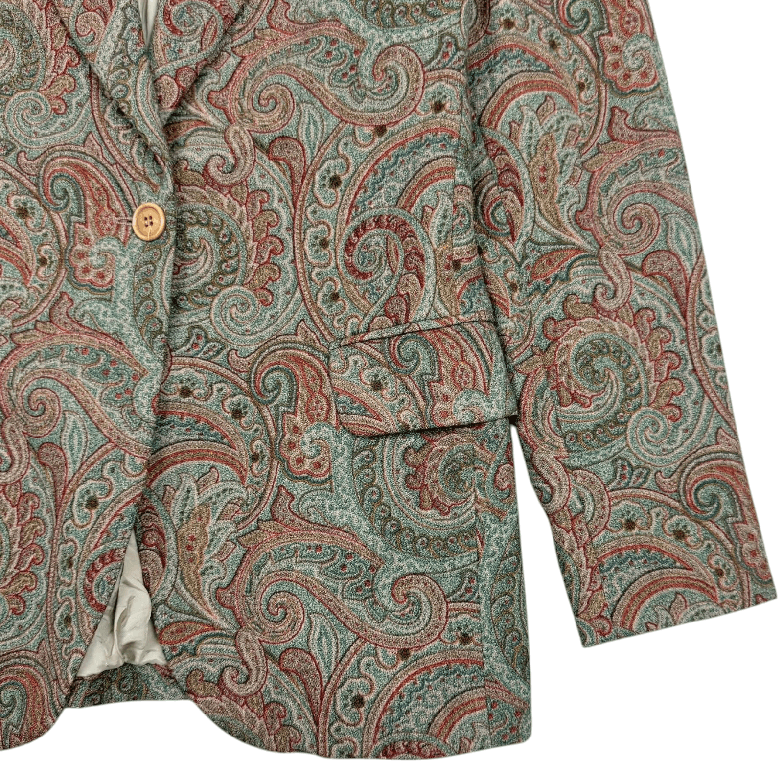 Etro ETRO Paisley Wool Blazer Jacket Women Vintage Luxury Size S / US 4 / IT 40 - 5 Thumbnail
