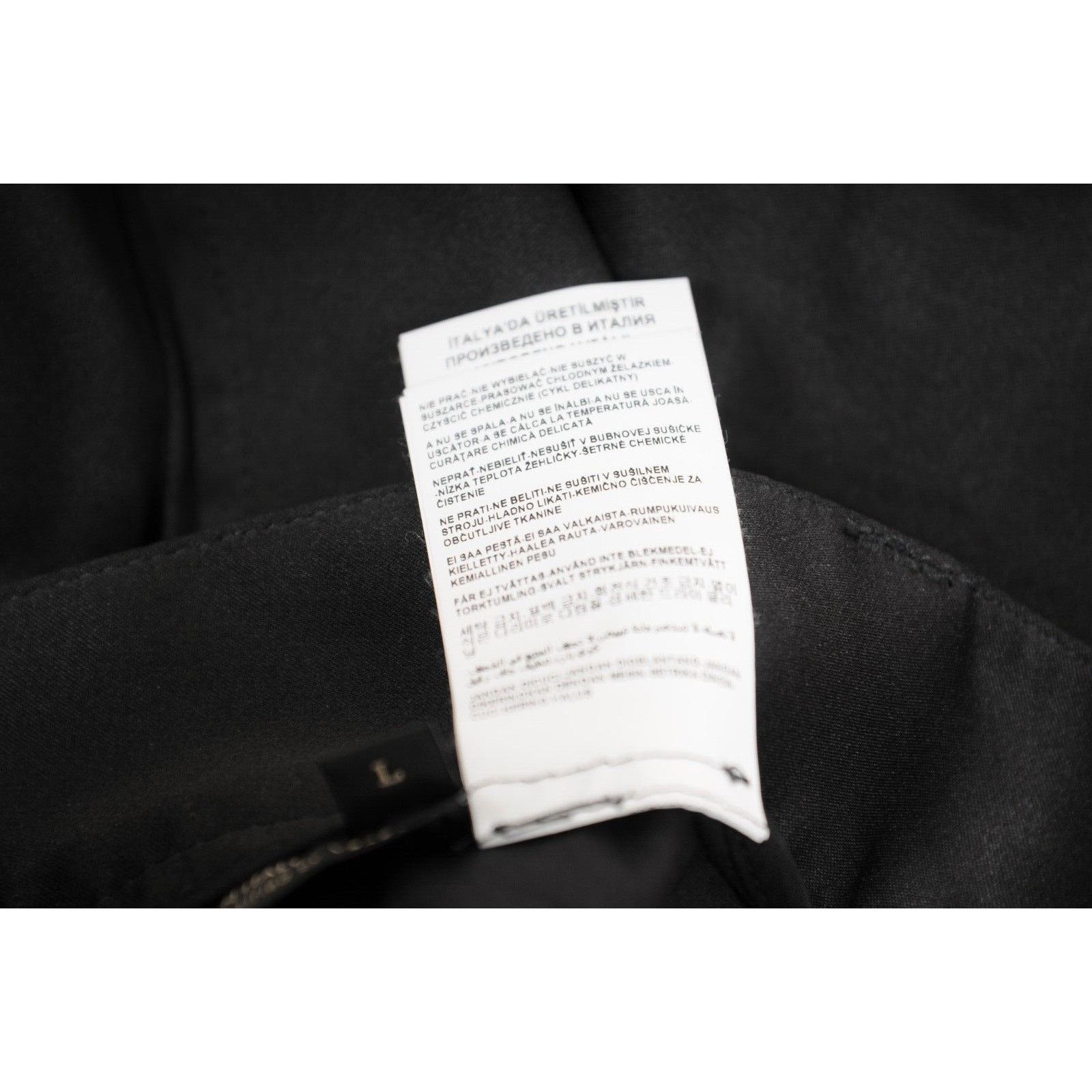 Versace Cargo Pocket Pants IT 50 Black Silk Trousers Size US 34 / EU 50 - 17 Thumbnail
