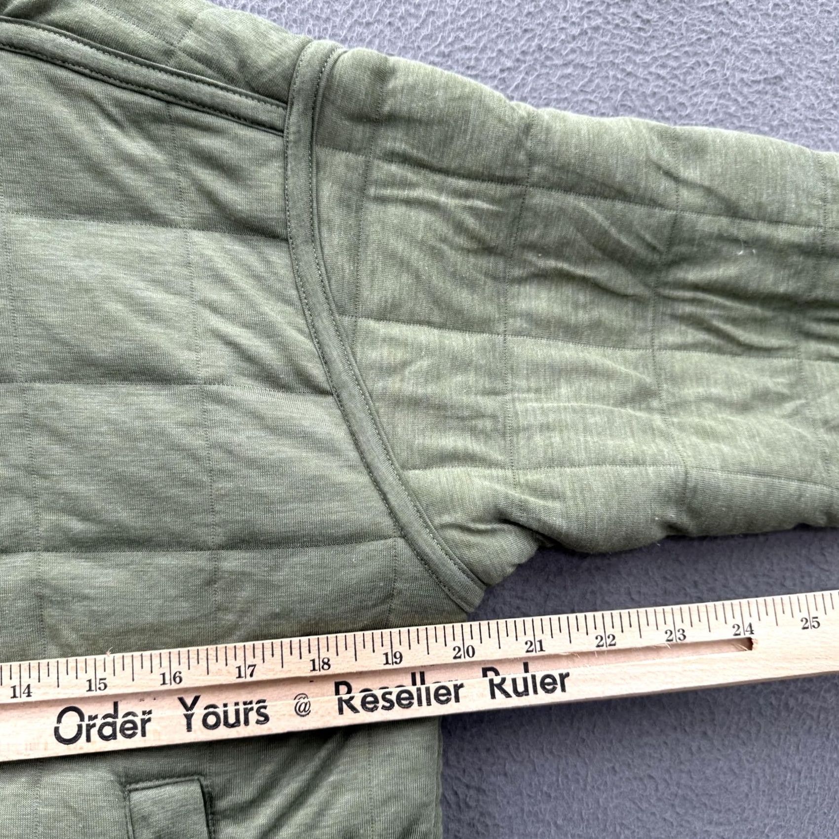 Marine Layer Marine Layer Jacket Women Small Green Quilted Puffer Full Zip Lined Soft Size S / US 4 / IT 40 - 4 Thumbnail