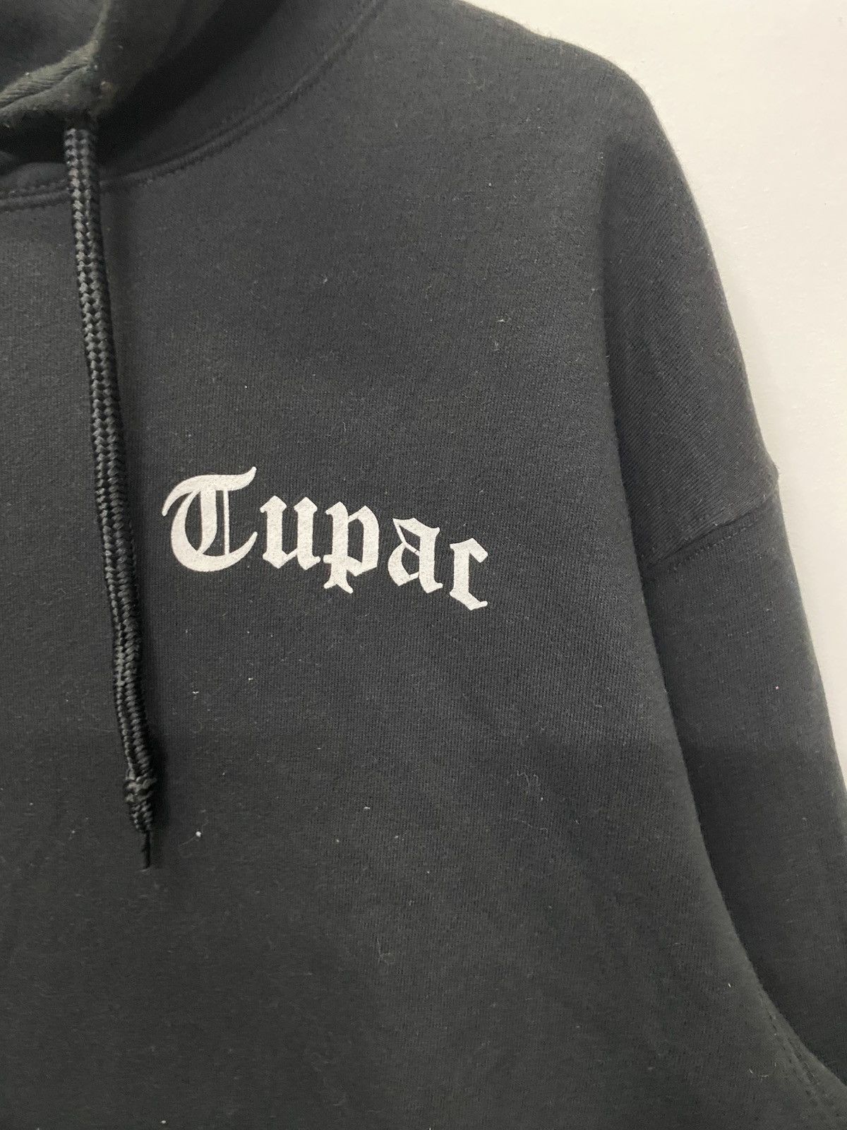 Rap Tees Tupac Big Print On Back Hoodie Sweatshirt Size US M / EU 48-50 / 2 - 4 Thumbnail
