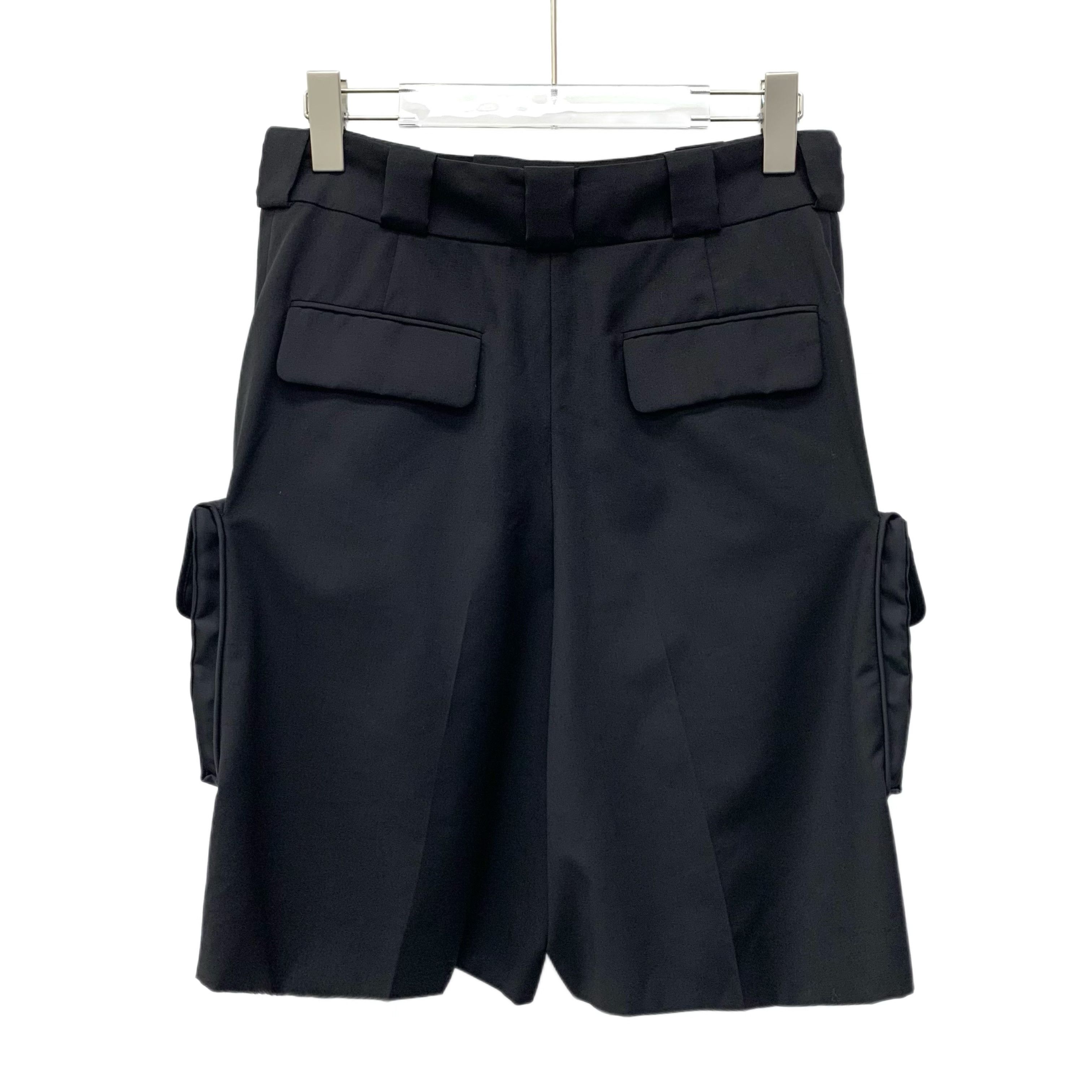 Prada Prada Wool Work Shorts Black (S) Size 26" / US 2 / IT 38 - 4 Thumbnail