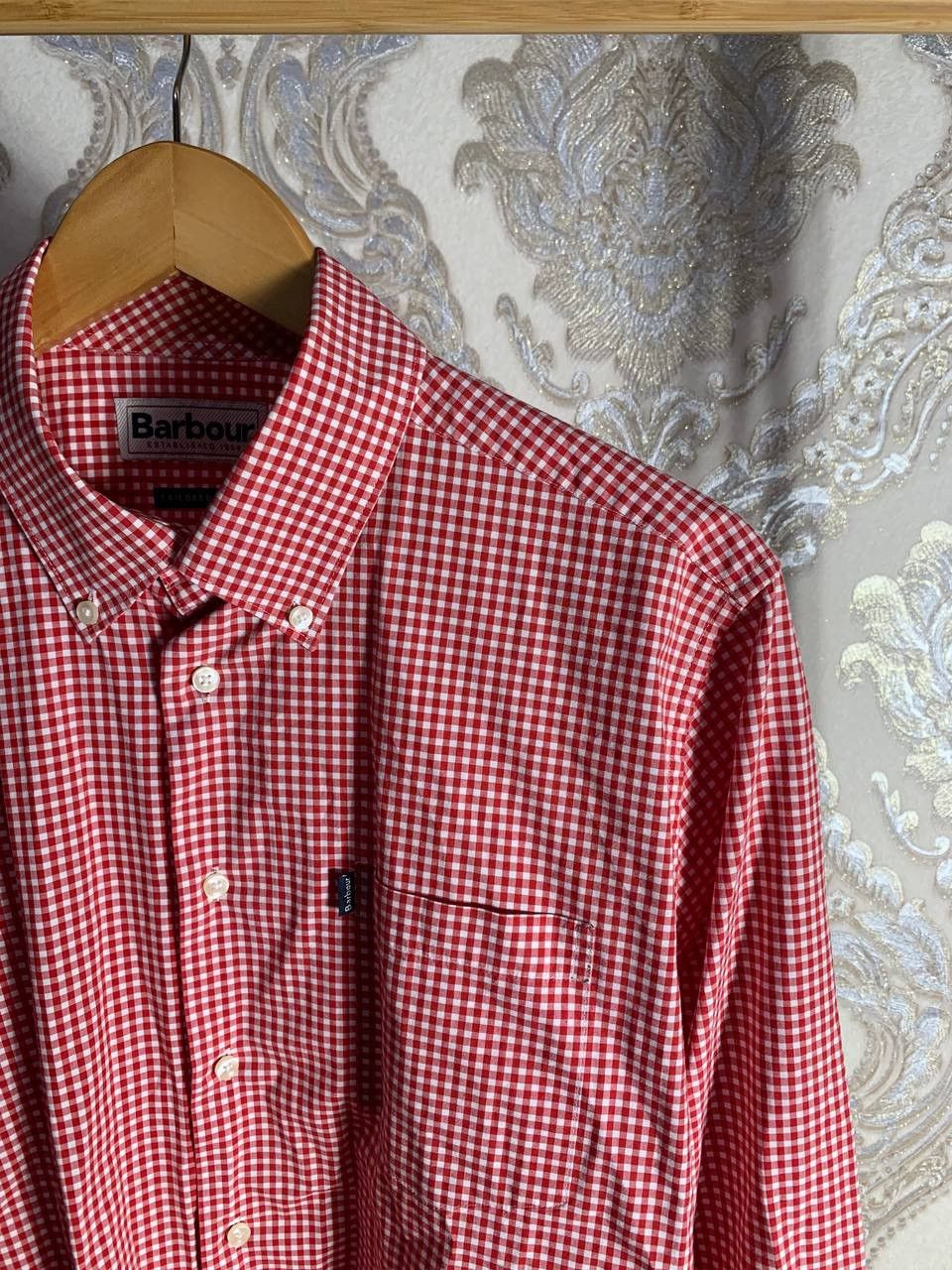 Barbour × Vintage VERY RARE BARBOUR OXFORD LEONARD SHIRT ENGLAND STYLE Y2K 90s Size US L / EU 52-54 / 3 - 2 Thumbnail