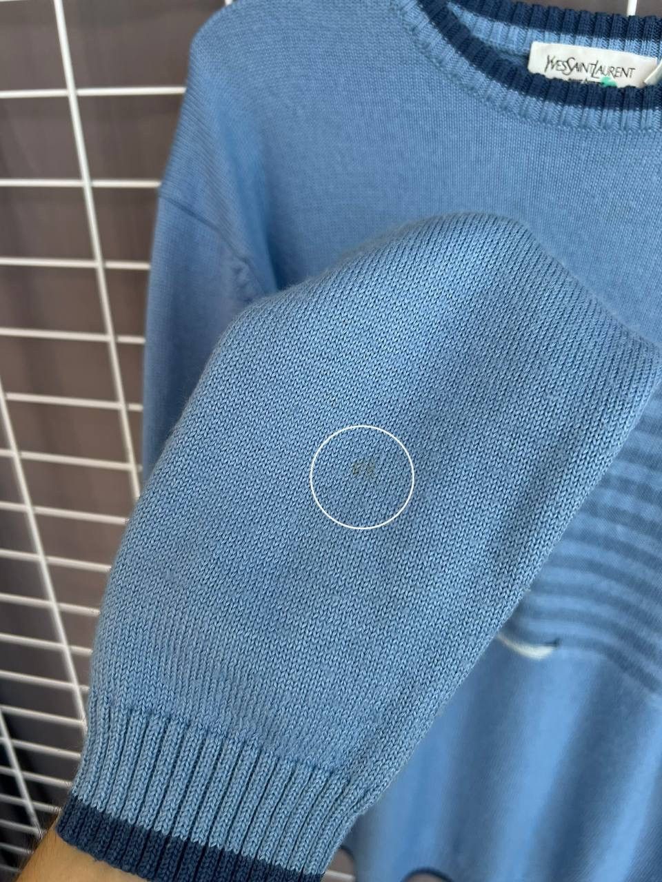 Yves Saint Laurent Yves Saint Laurent Vintage Wool Sweater YSL Logo Mens Size L Size US L / EU 52-54 / 3 - 12 Thumbnail
