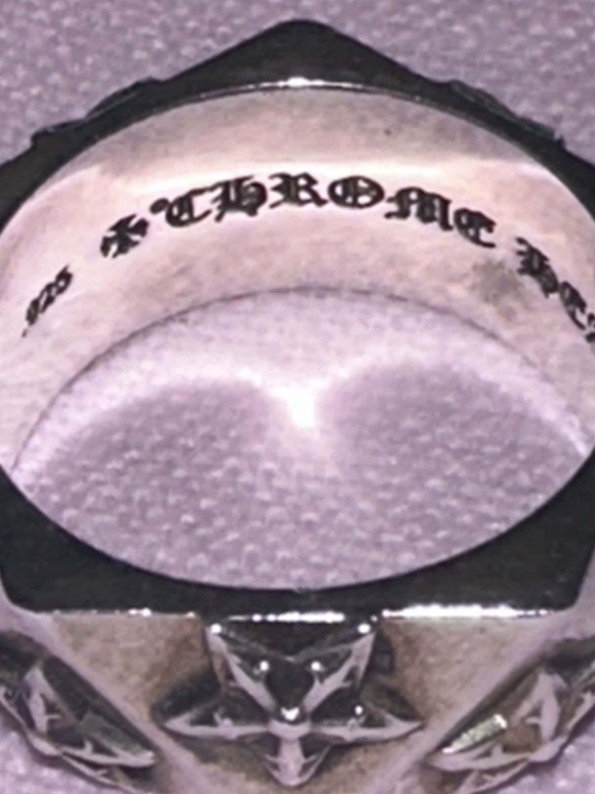 Chrome Hearts Chrome Hearts Men’s Pentagon Star Silver Ring Size 10 Size ONE SIZE - 7 Thumbnail