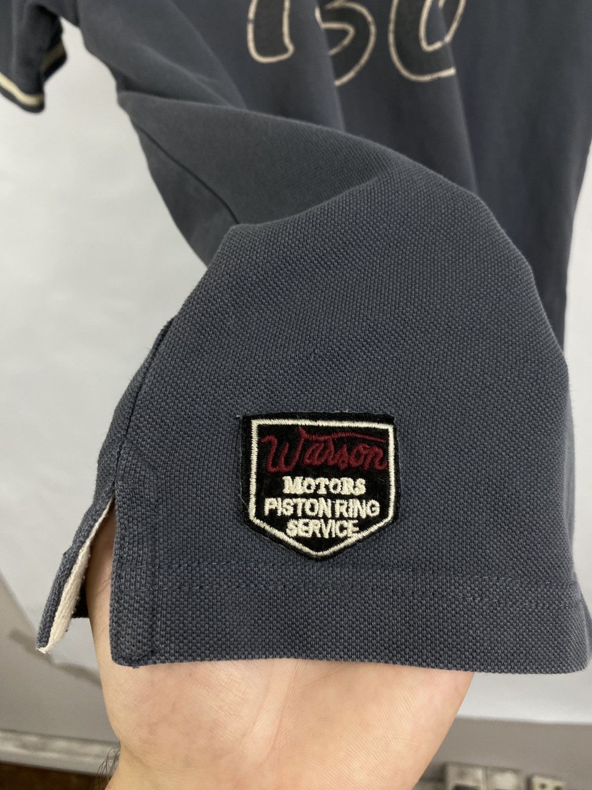 Harley Davidson 🇺🇸 Warson Motors Little Bastard Polo T-Shirt Rare Retro Size US M / EU 48-50 / 2 - 8 Thumbnail