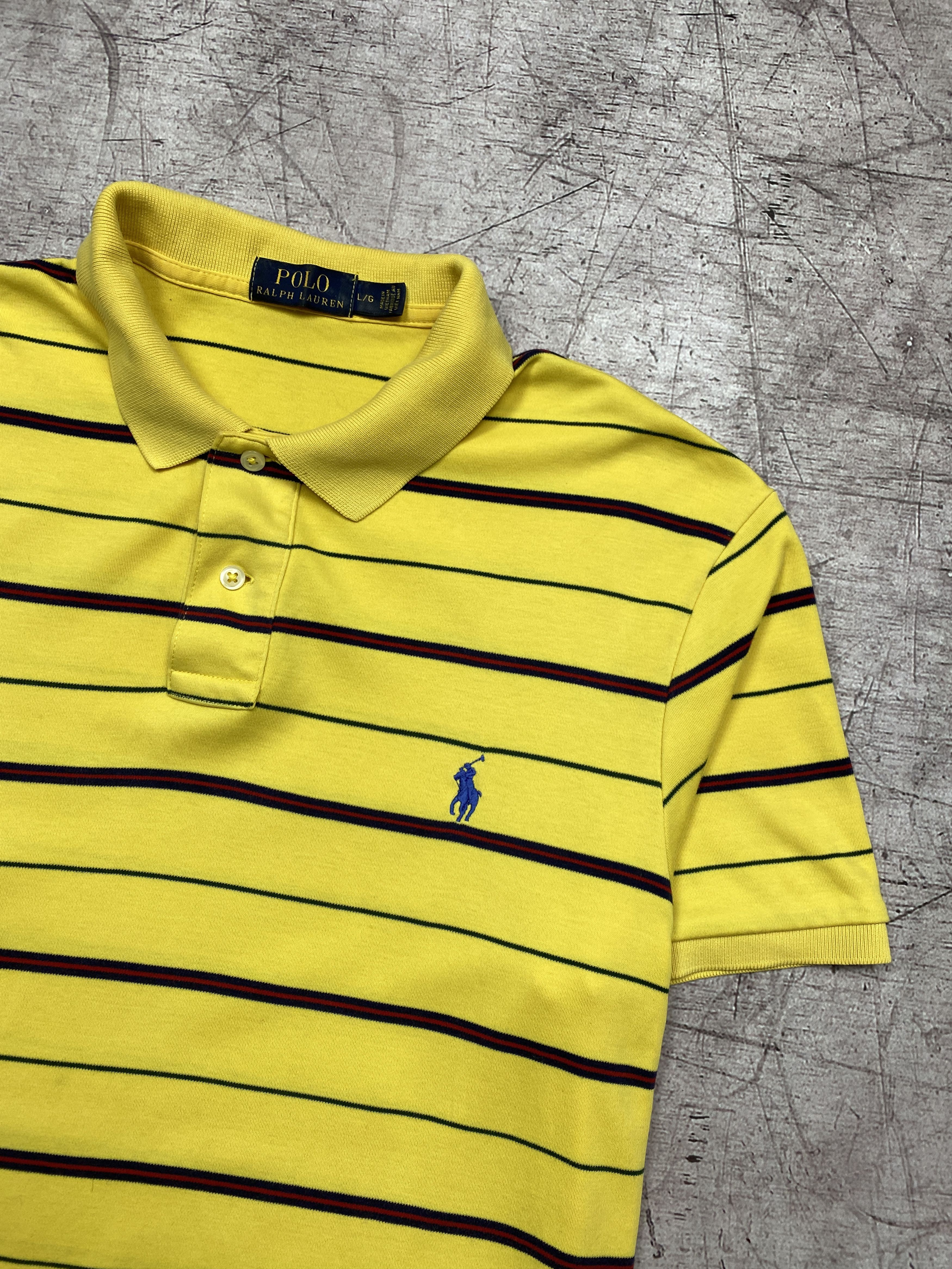 Polo Ralph Lauren × Ralph Lauren Polo Ralph Lauren Vintage Mens Polo Shirt Size US L / EU 52-54 / 3 - 2 Thumbnail
